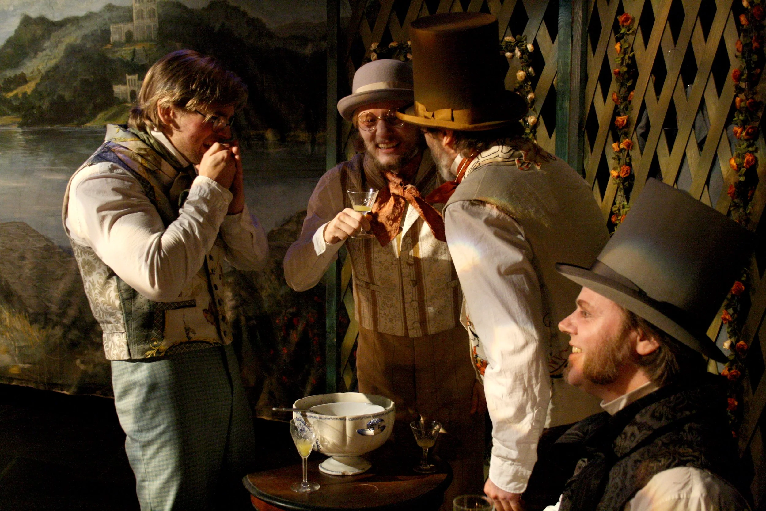 Miguel som dikteren Falk (Ibsens alterego) i «Svanhild»