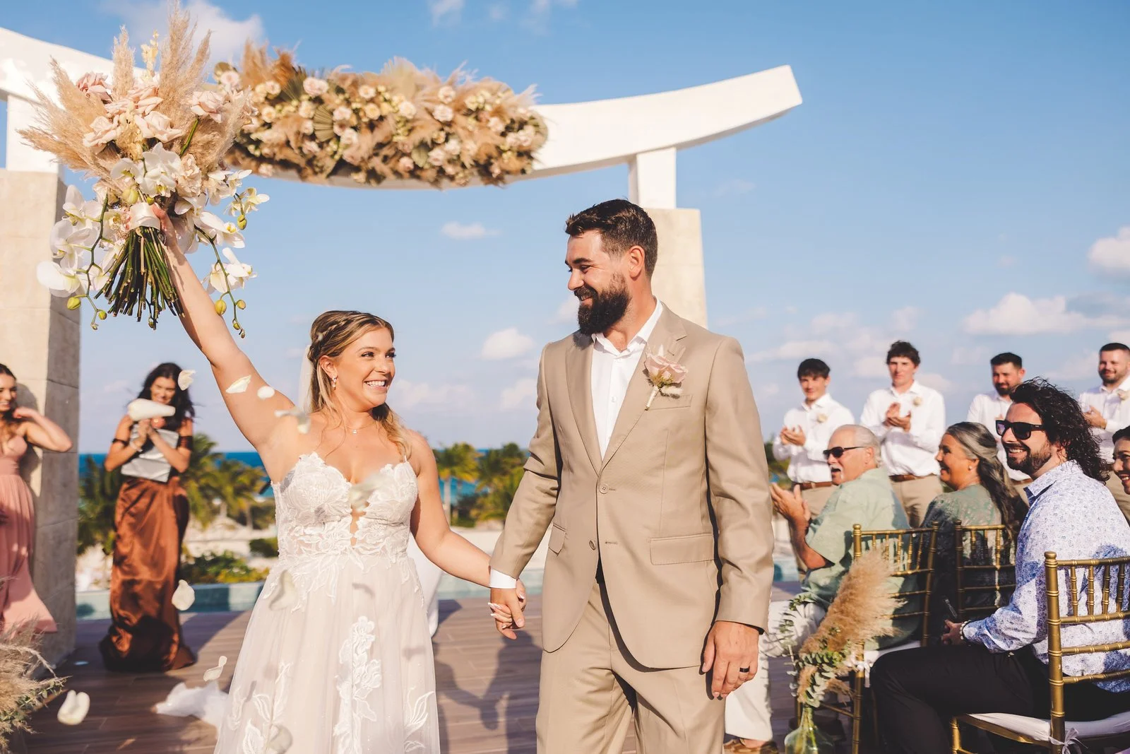 Brooke & Jeremiah | Majestic Elegance Costa Mujeres