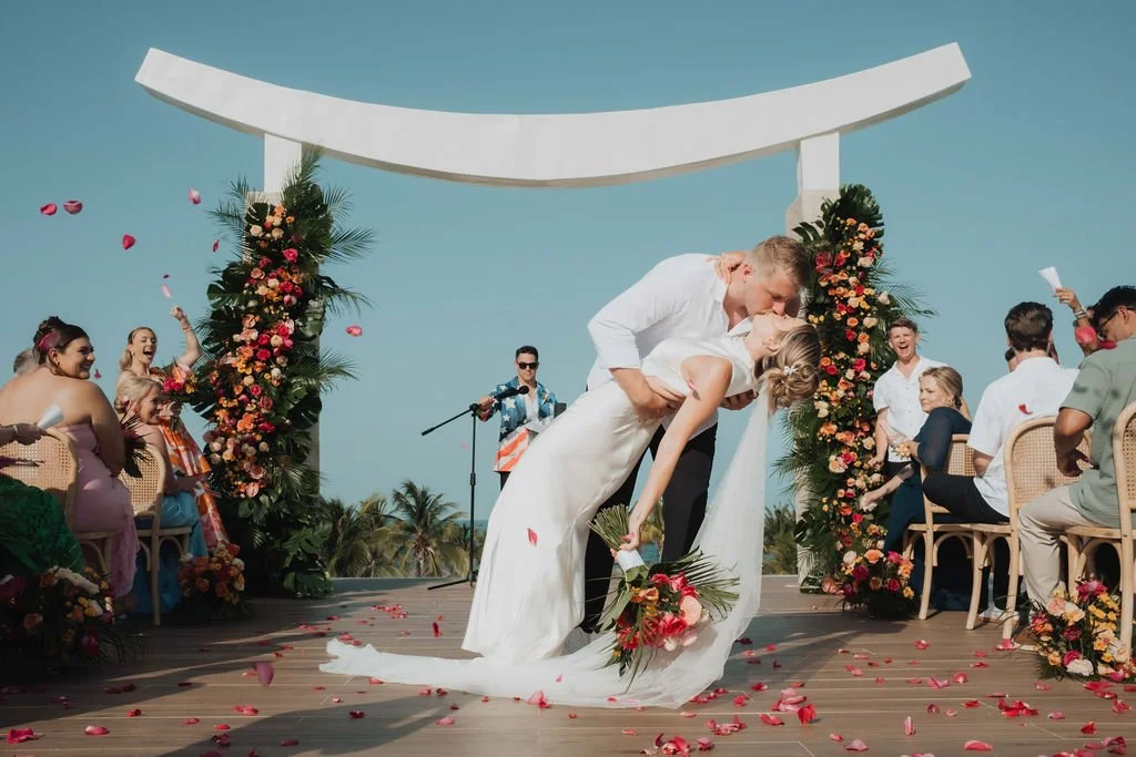 Baylee & Eric’s Tropical Wedding at Majestic Elegance Costa Mujeres