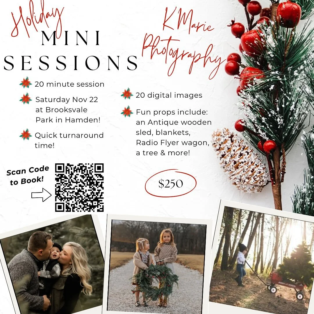 ✨ LAST-MINUTE CHRISTMAS CARD PEOPLE, THIS ONE&rsquo;S FOR US. ✨
If you&rsquo;re currently realizing it&rsquo;s mid-November and you still don&rsquo;t have a photo for your holiday cards&hellip; hi, welcome, you&rsquo;re my people. 😂🎄

Holiday Minis