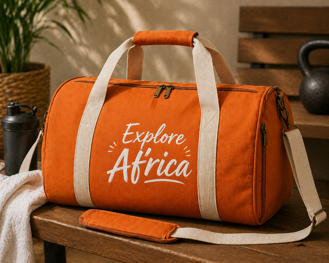 Explore Africa Travel Duffle Bag