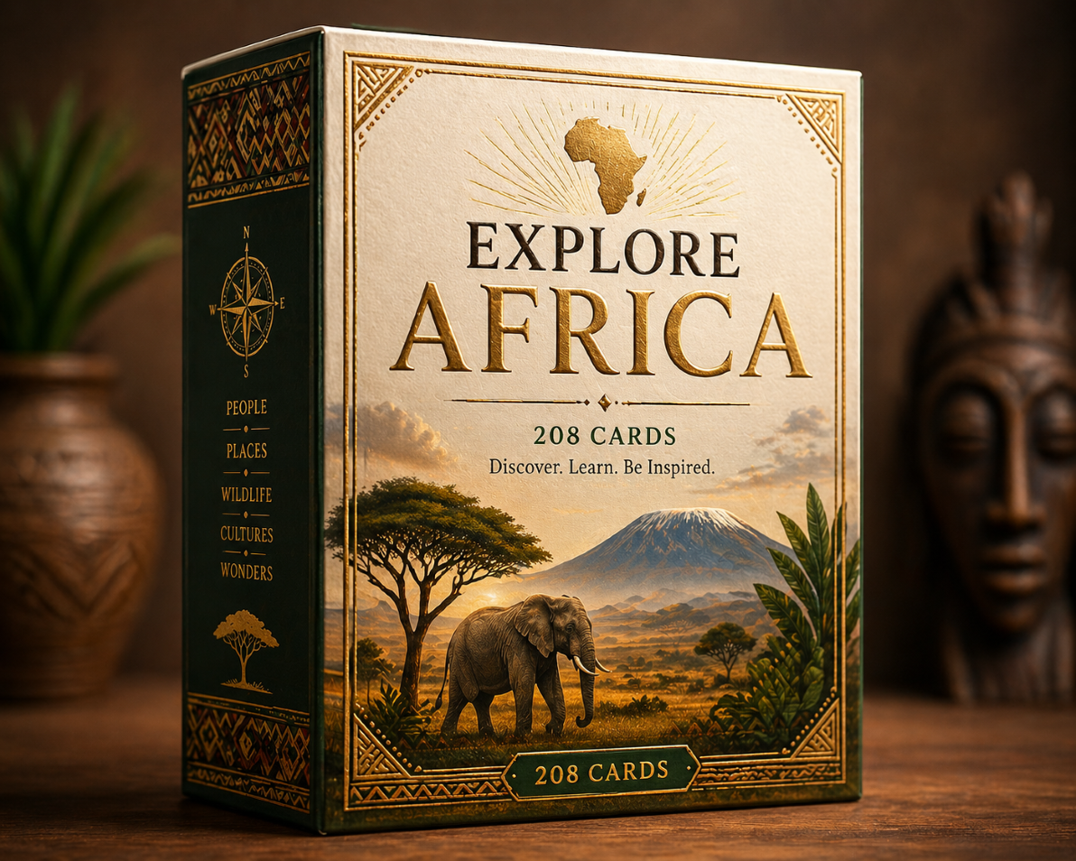 Explore Africa - 208 Quiz Cards