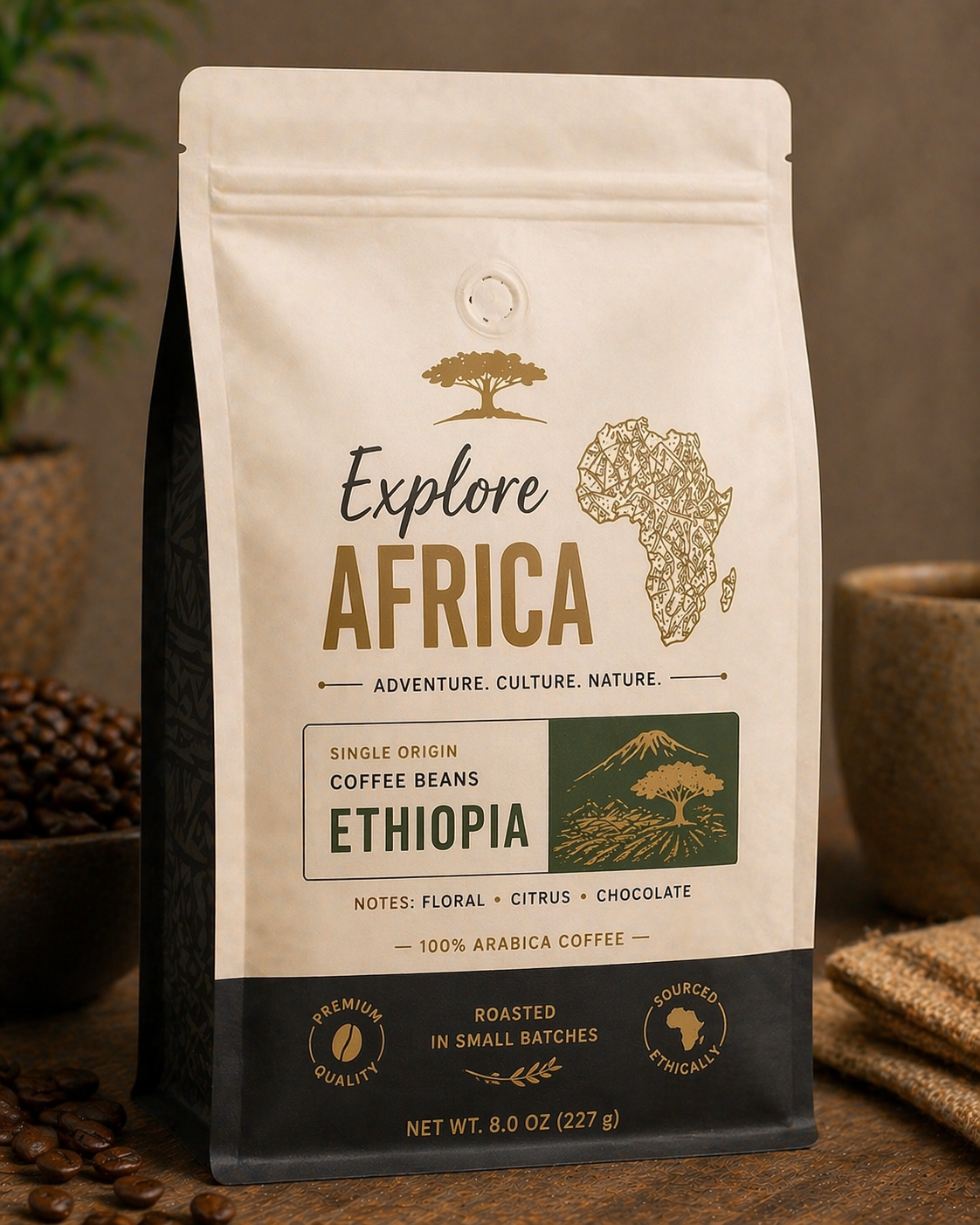 Explore Africa: Ethiopian Coffee Beans