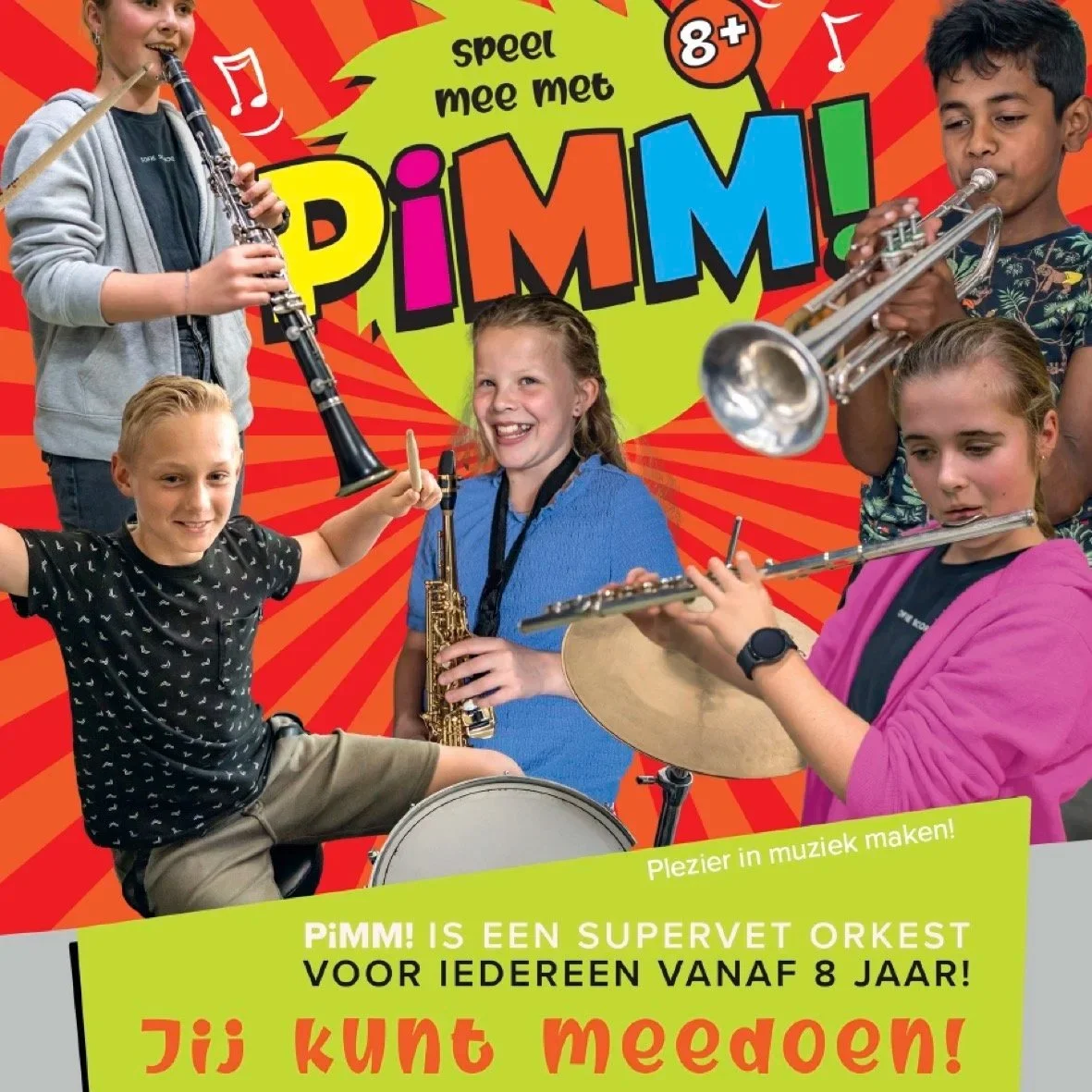 Afsluitend concert Pimm orkest met Opleidingsorkest Harmonie Wilhelmina