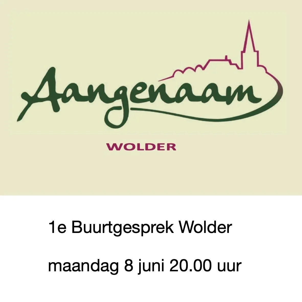 1e Buurtgesprek Wolder