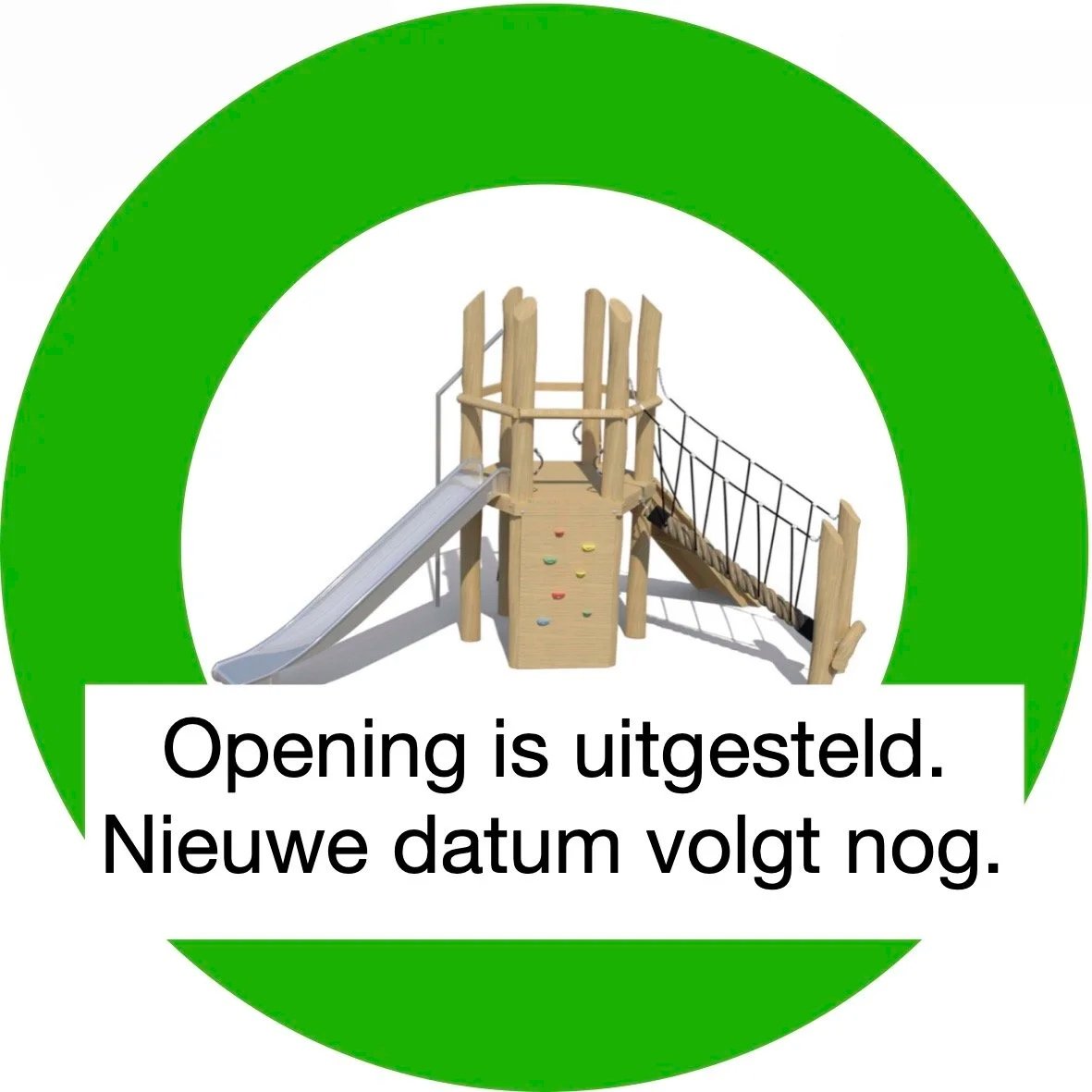Uitgesteld: opening speel- en ontmoetingsplek