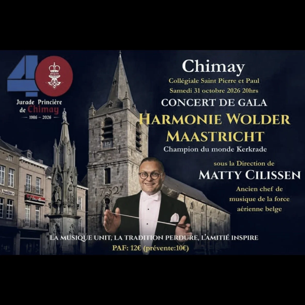 Concert De Gala in Chimay door Harmonie St. Petrus & Paulus