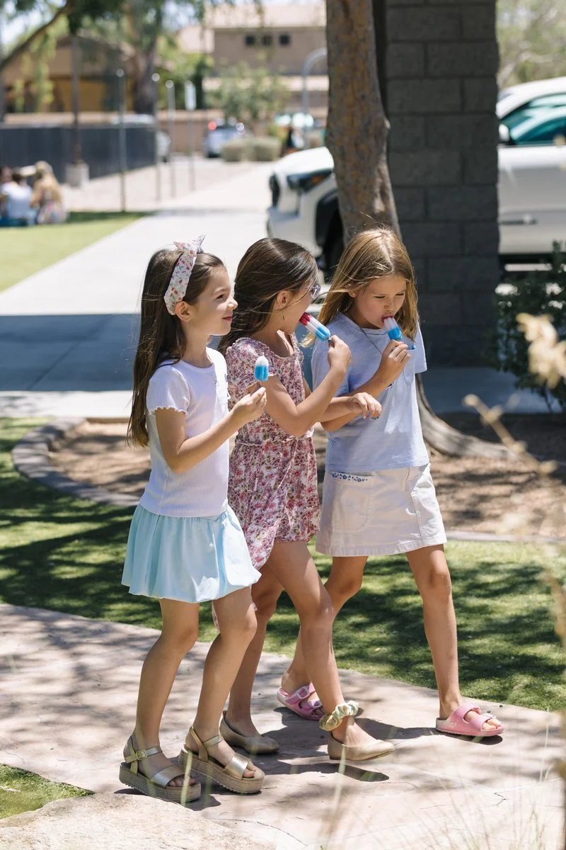 Girls in Kid ministry at Antioch Community Church in Chandler after a sunday morning worship service.