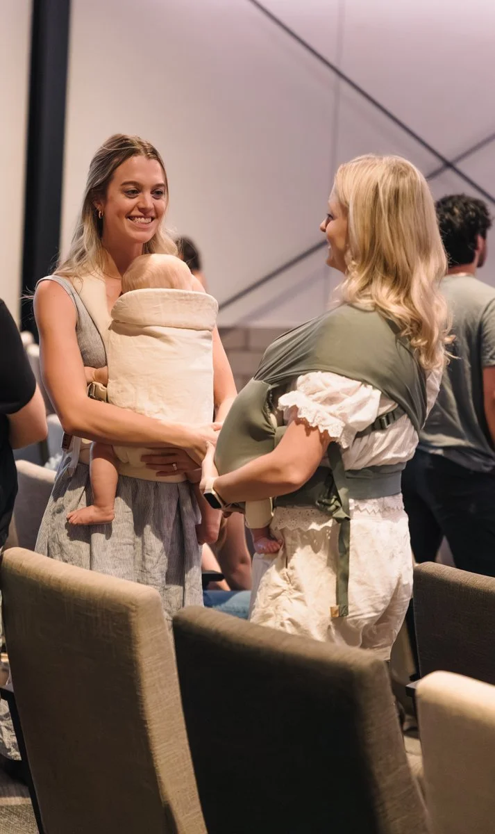 Moms gathered together at a Sunday morning worship service at Antioch Community Church in Chandler. Flourish ministry