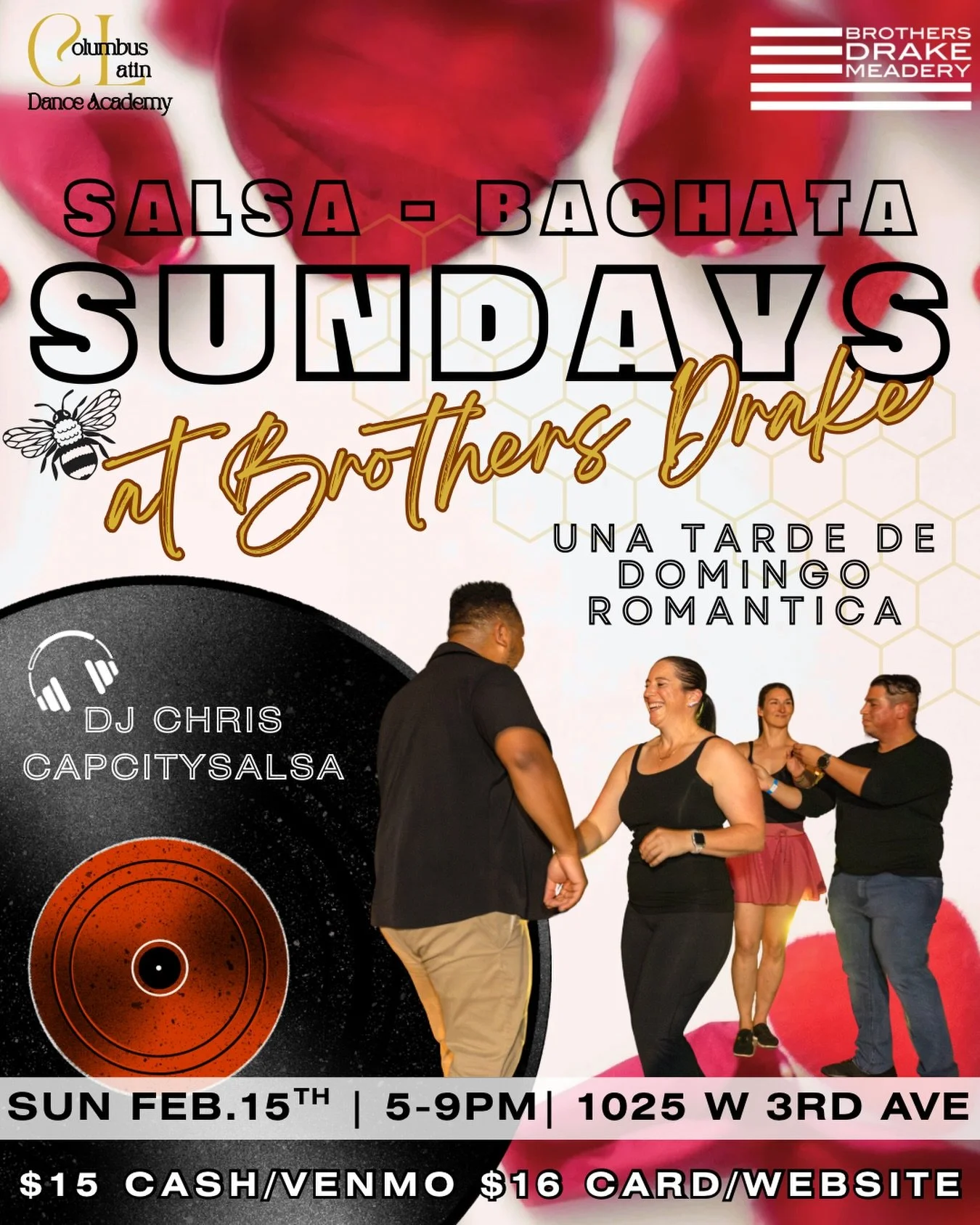 💙 Valentine&rsquo;s Weekend Grand Opening Social ❤️
Una tarde de domingo rom&aacute;ntica 

We&rsquo;re so excited to kick off our NEW monthly Latin social at @brothersdrake in Grandview! This will be EVERY SECOND SUNDAY of the month, so mark your c