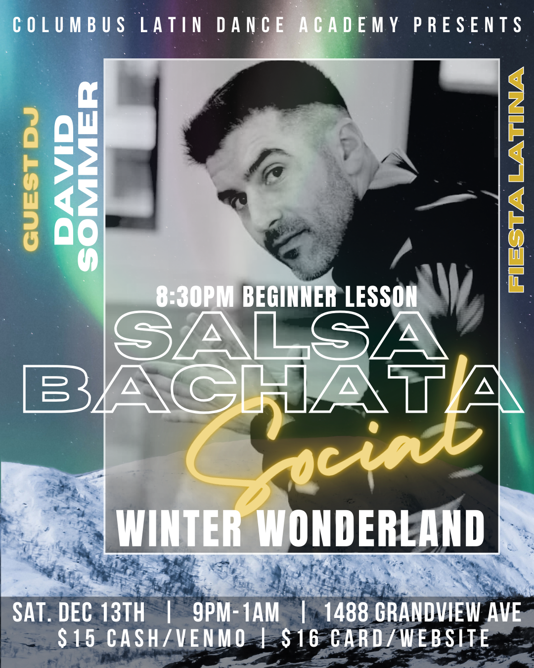 Dec 13th: Fiesta Latina - Salsa & Bachata Social Dance