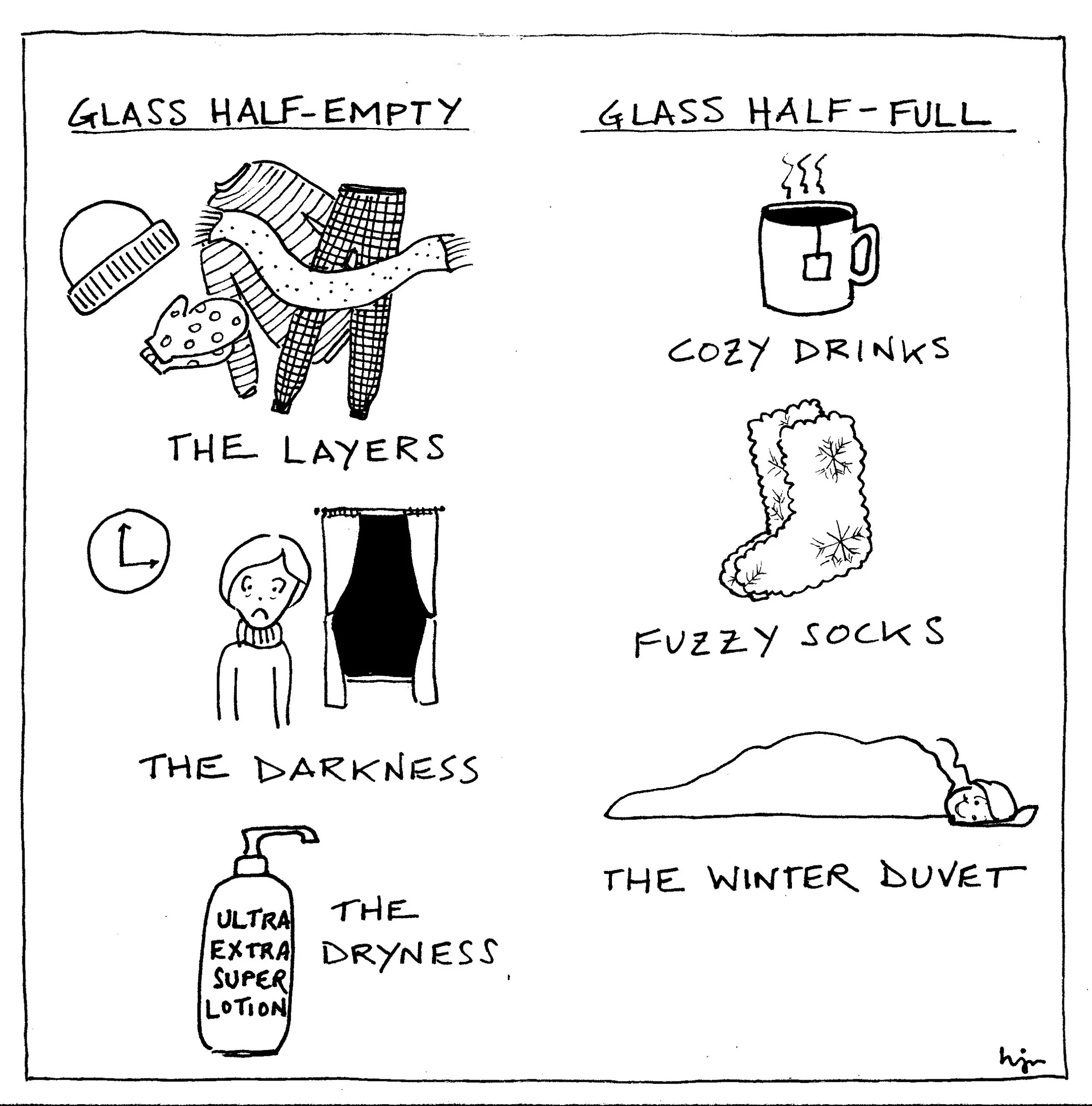 Glass half full: the winter season edition