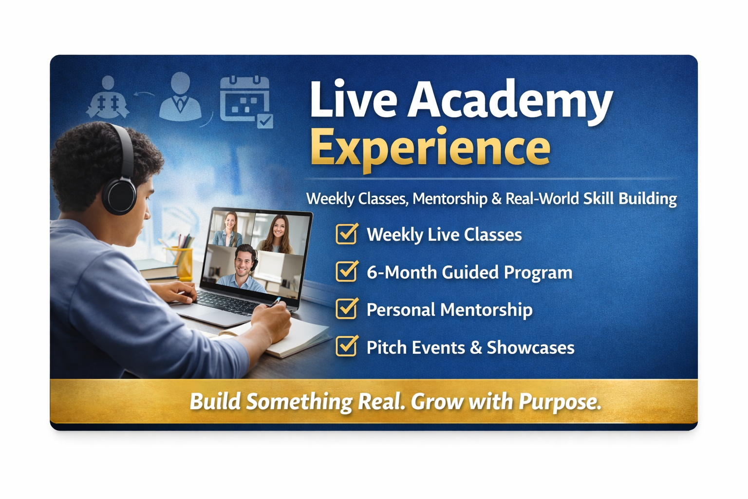 Teen developing financial literacy and leadership skills