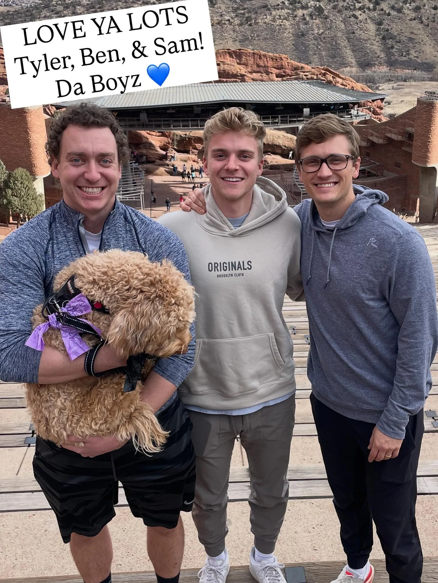 Huge shoutout to my boys on Son&rsquo;s Day !! Love ya lots ! 💙💙