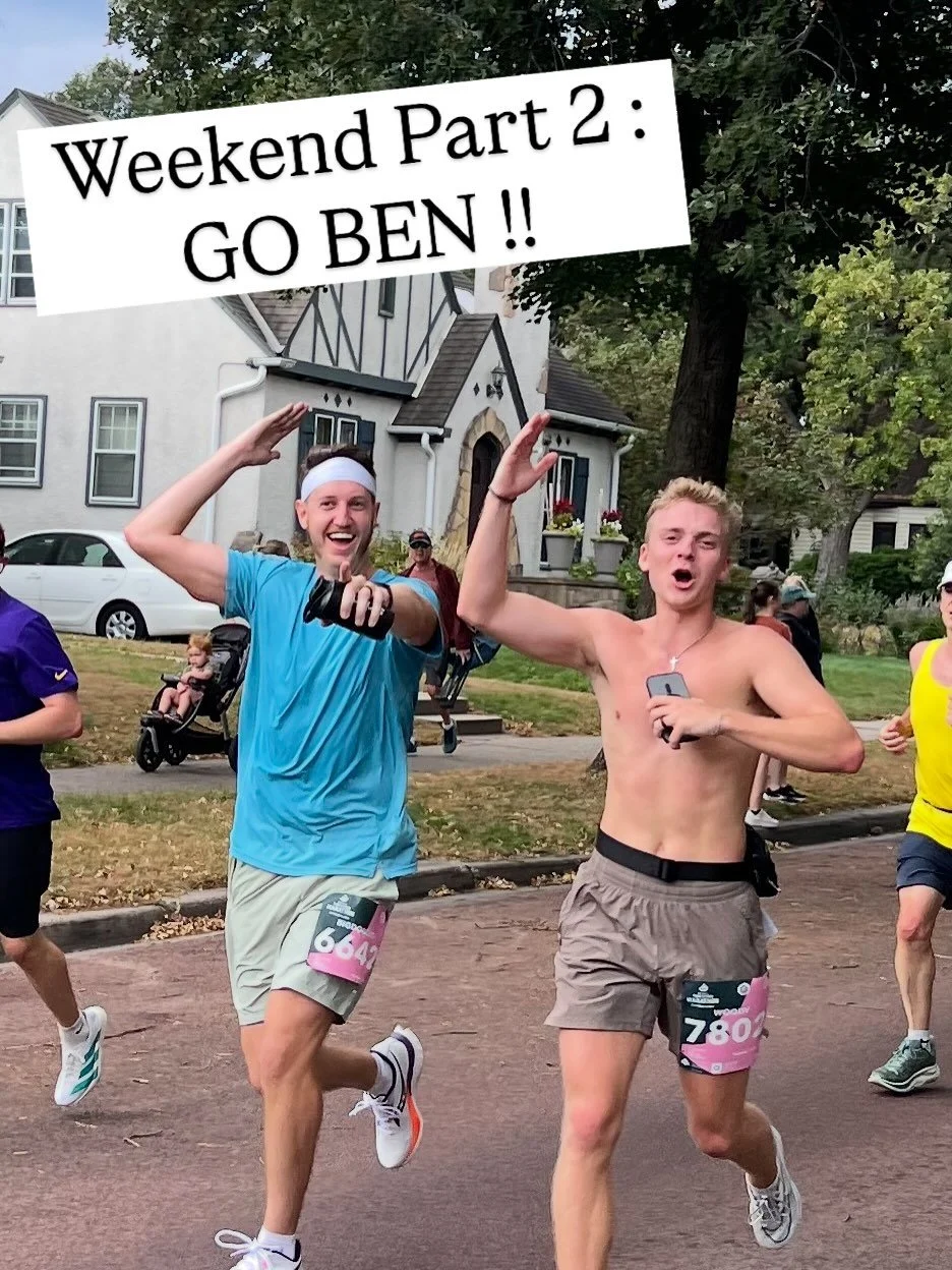 Could not be more proud of our Ultra Looney runner❤️! Ben ran a 10K &amp; 5K on Saturday morning and then set a PR running the marathon on Sunday!  Congratulations Ben - so fun cheering you on 🎉💪🎉!! Shoutout to Mark who also hit a PR - Cyclone boy