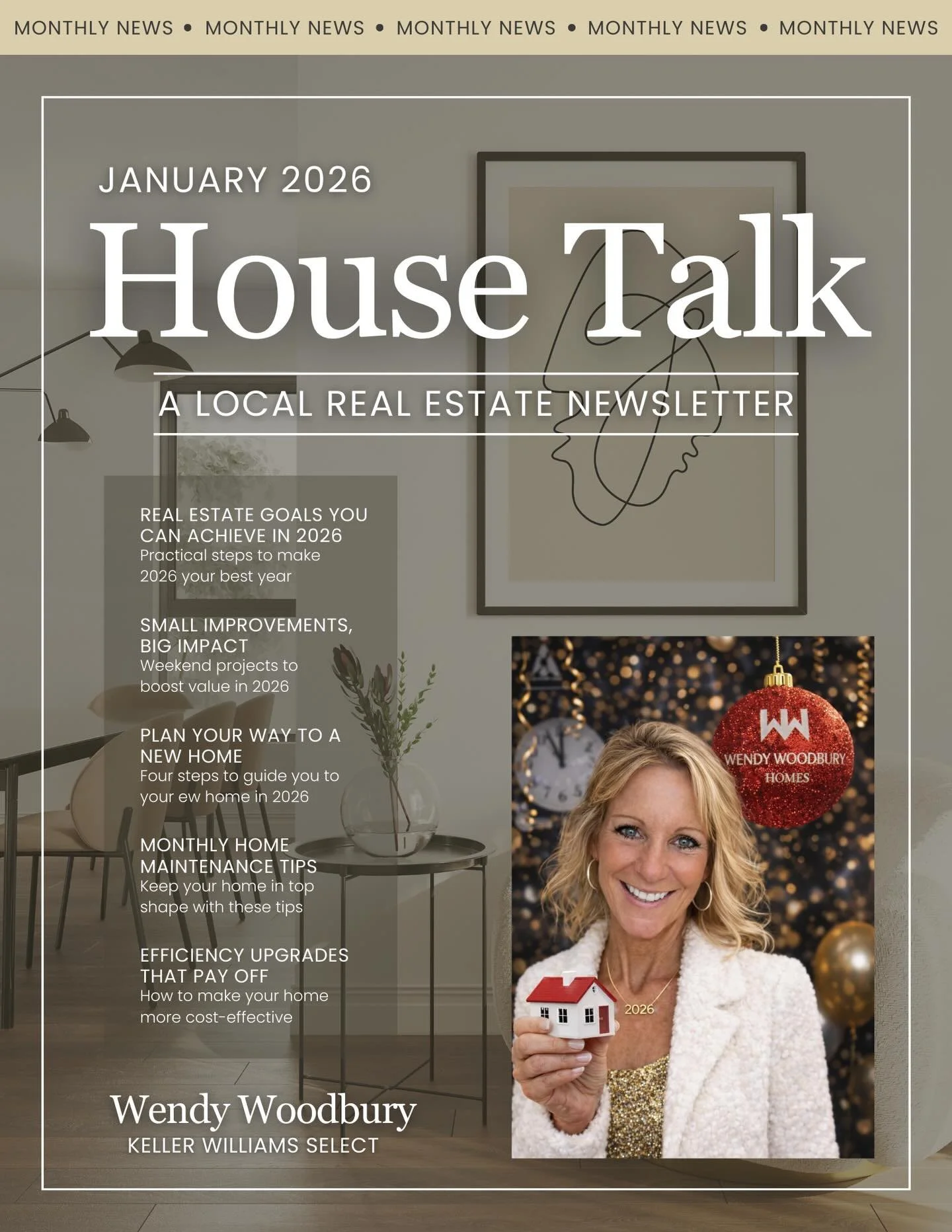 Your first 2026 newsletter from Wendy Woodbury Homes 🏡! Let&rsquo;s grab ☕️ and talk about your goals! #newhome #morespace #realestate #wendywoodburyhomes