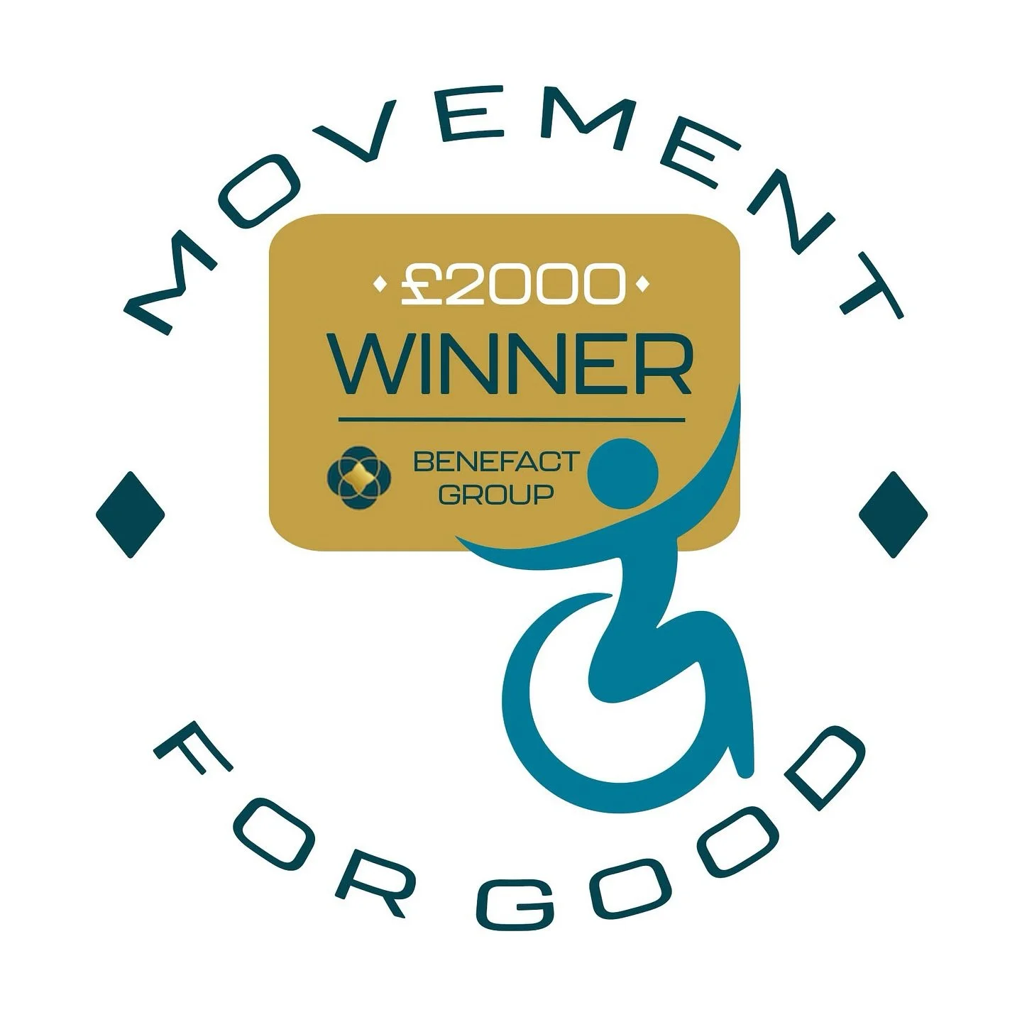 Jenn’s Gym is thrilled to announce that we have won £2,000 from the @benefactgroup  Movement for Good Awards!
The £2,000 donation is part of the Benefact Group’s annual campaign, which gives over £1 million to charities