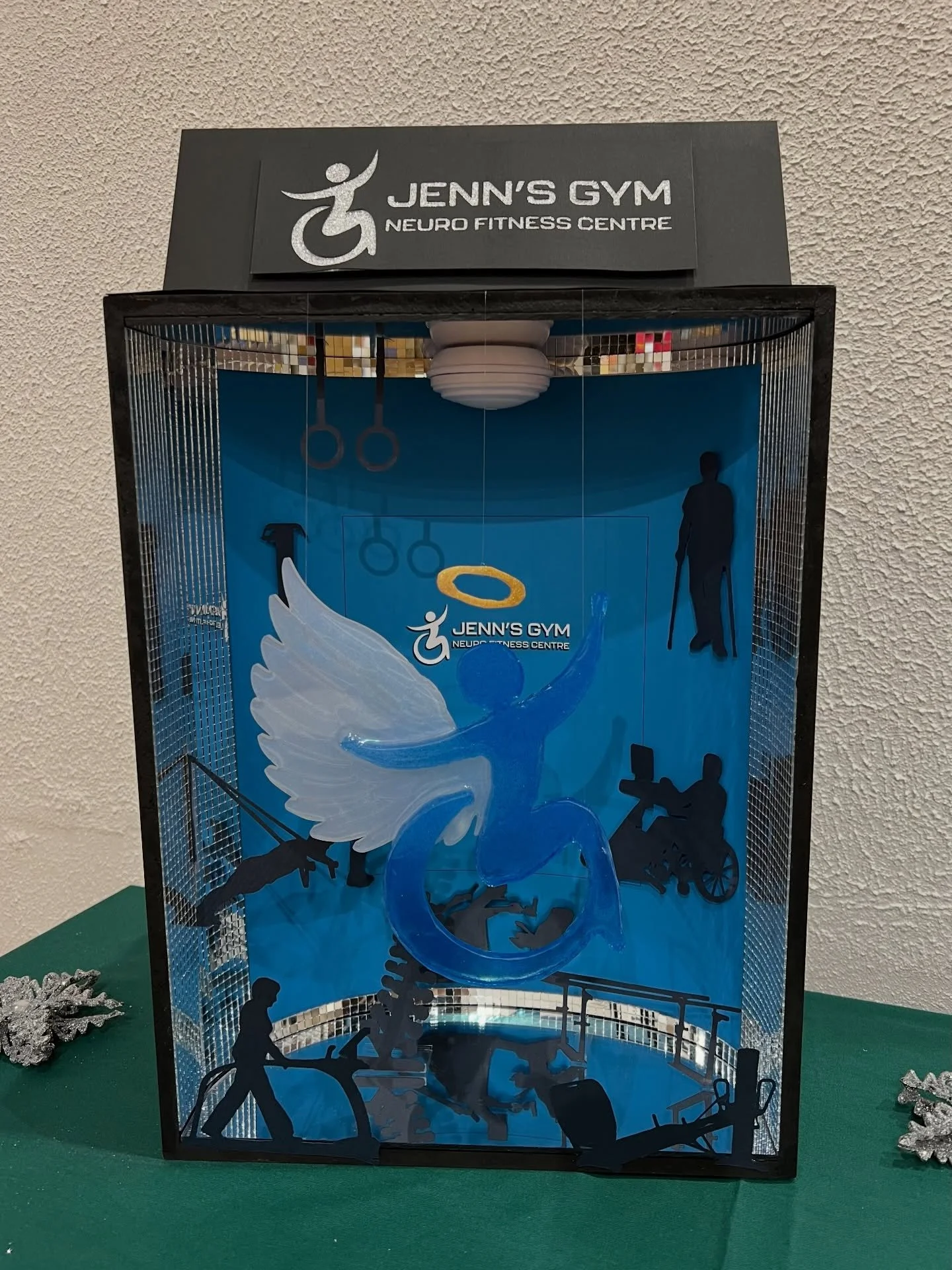 We were delighted to be part of St. Canice&rsquo;s Parish Church Festival of Angels this year. 😇
There were soo many beautifully crafted angels made by the congregation and local businesses.
We created a resin angel version of our logo and let her f