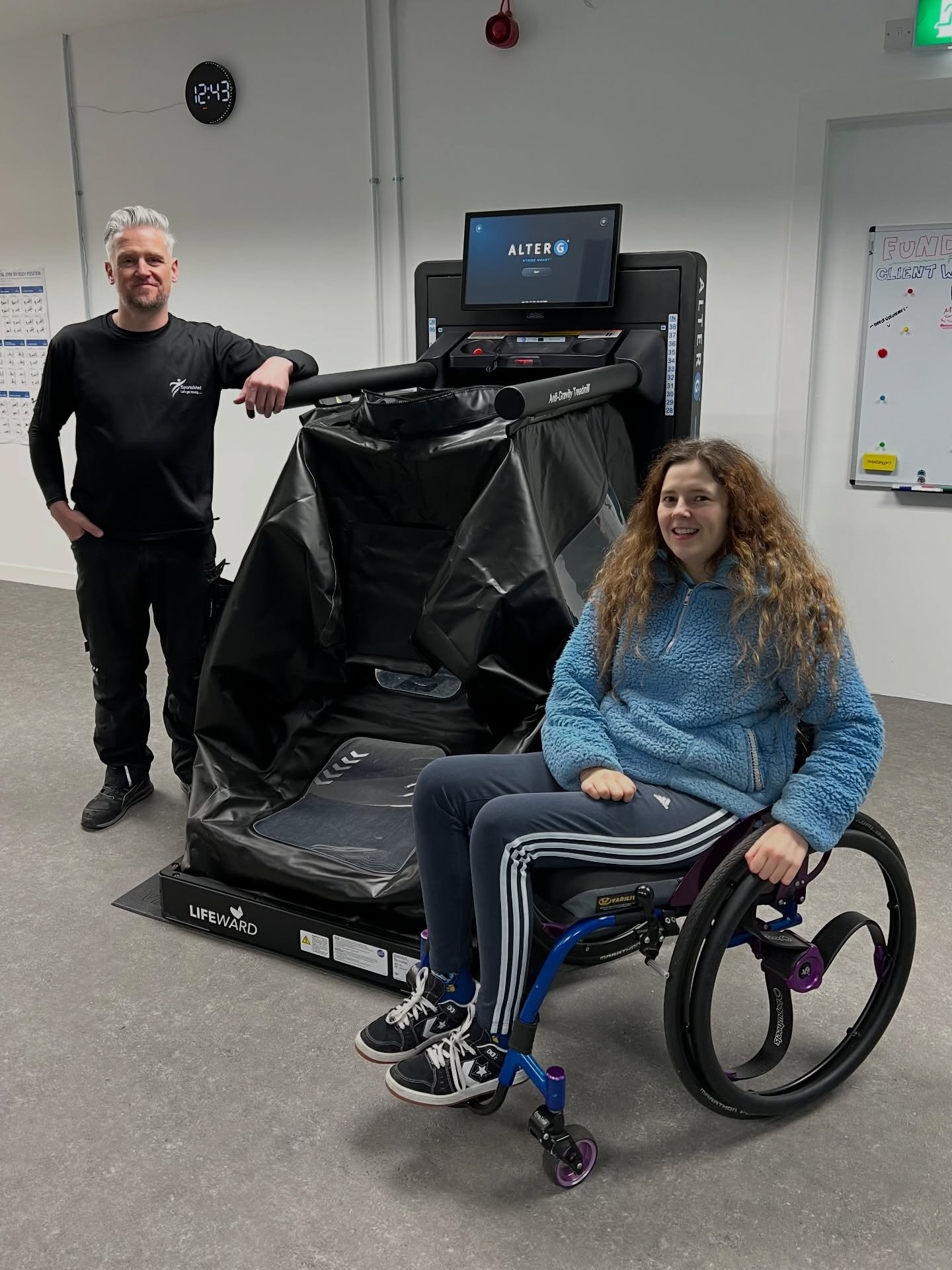 The AlterG NEO+ has landed at Jenn&rsquo;s Gym! 
Thank you SportsMed Products for delivering and installing this gravity defying piece of equipment. We can&rsquo;t wait to show off its amazing features on our open day next Saturday 31st January 2-5pm