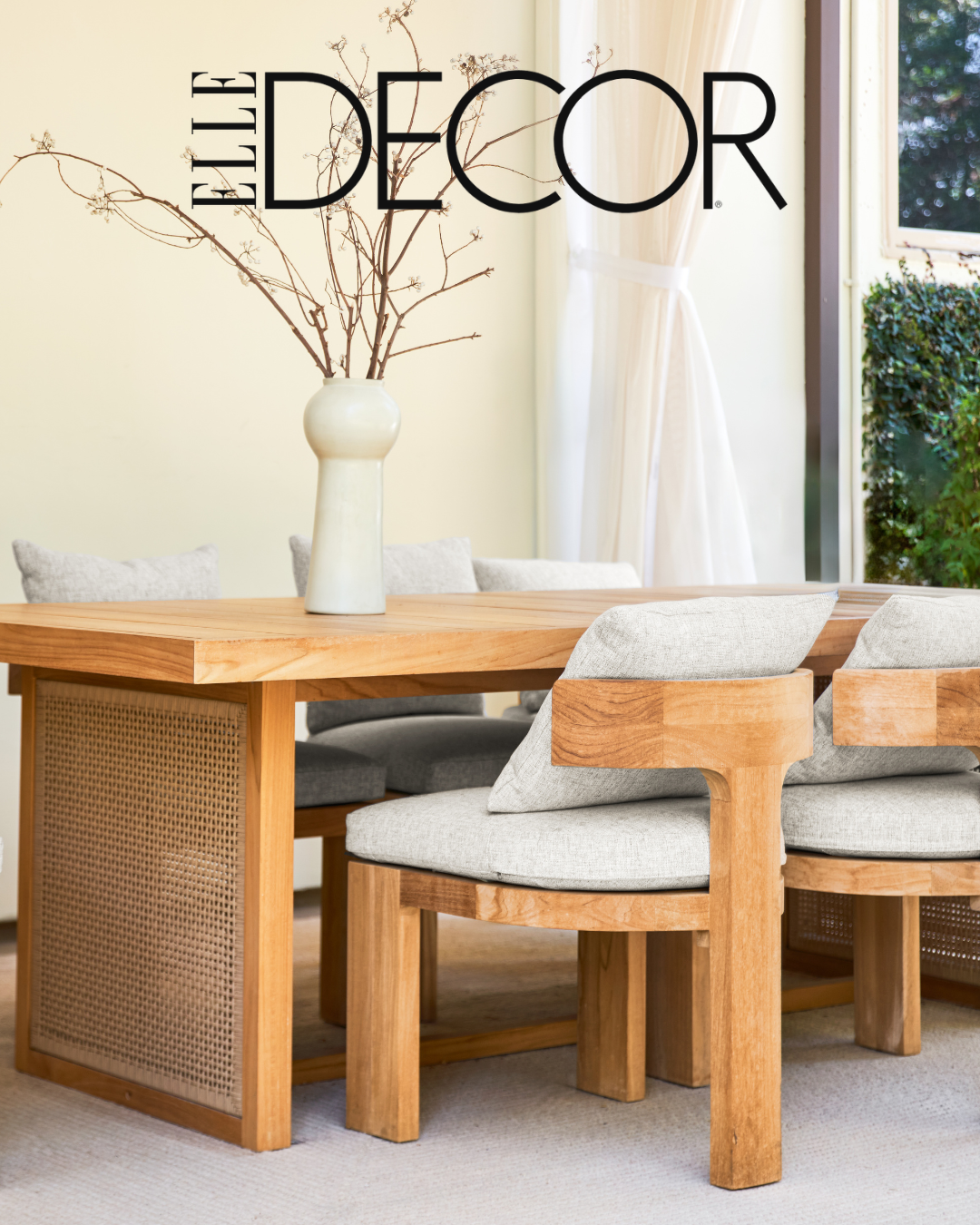 Elle Decor     6 Backyard Furniture Trends  