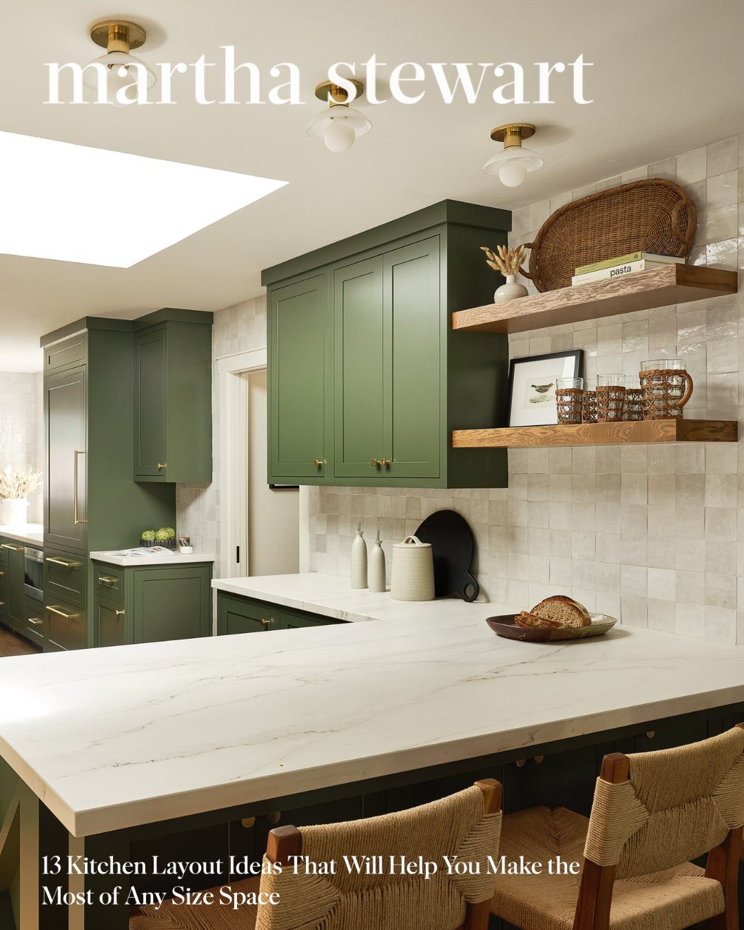 Martha Stewart    13 Creative Kitchen Layout Ideas  