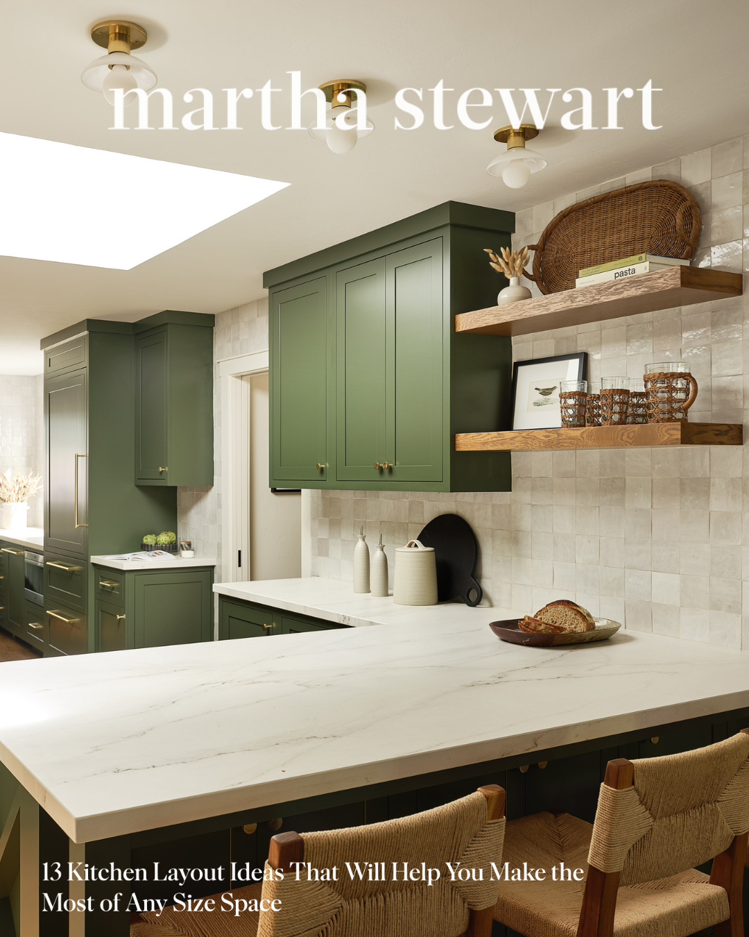 Martha Stewart    13 Creative Kitchen Layout Ideas  