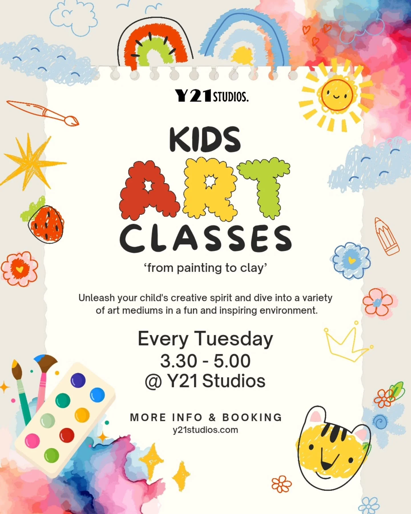 Kids Art Classes Are Back! 🎨✨
Starting this September, our creative art sessions return for children aged 6–12 years. Each week we’ll explore drawing, painting, crafting, and fun creative projects designed to spark imagination, build con