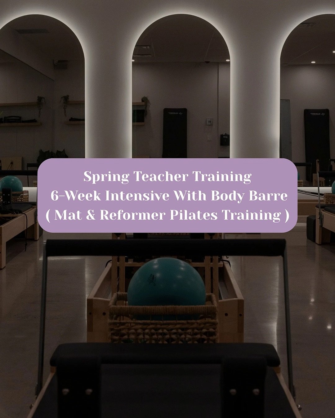 Spring into your teaching career 🌸📘

Our 6-Week Intensive Teacher Training blends mat &amp; reformer Pilates for a truly comprehensive certification.

Spots are limited&mdash;this is where your next chapter begins. 

READY TO START? 
📧 Email us at