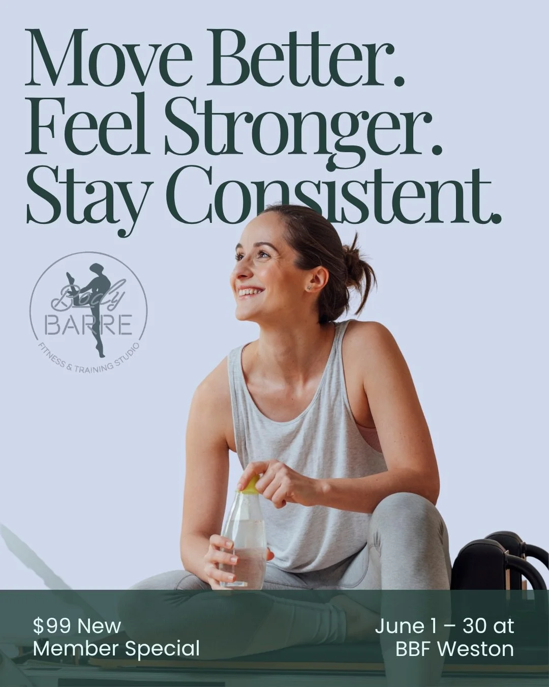 Move better. Feel stronger. Stay consistent. 🩵 At Body Barre, we believe fitness should support your life. Our classes are designed to help women build strength, improve mobility, boost energy, and create sustainable habits they can maintain for yea