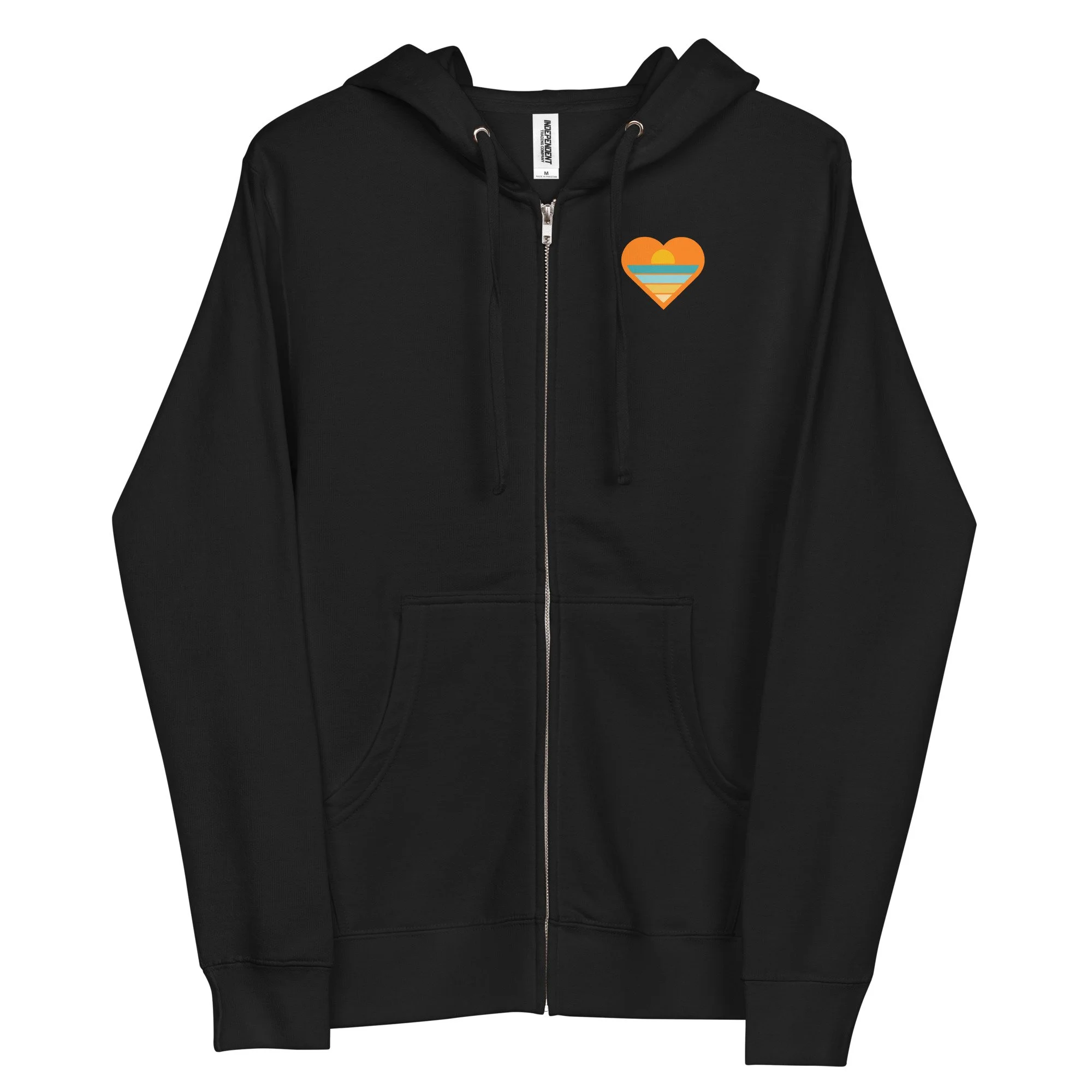 unisex-fleece-zip-up-hoodie-black-front-674f871b1c57f.jpg