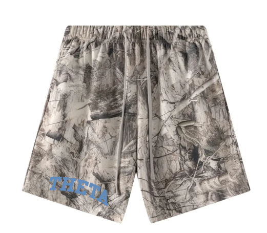 Theta White Camo Shorts