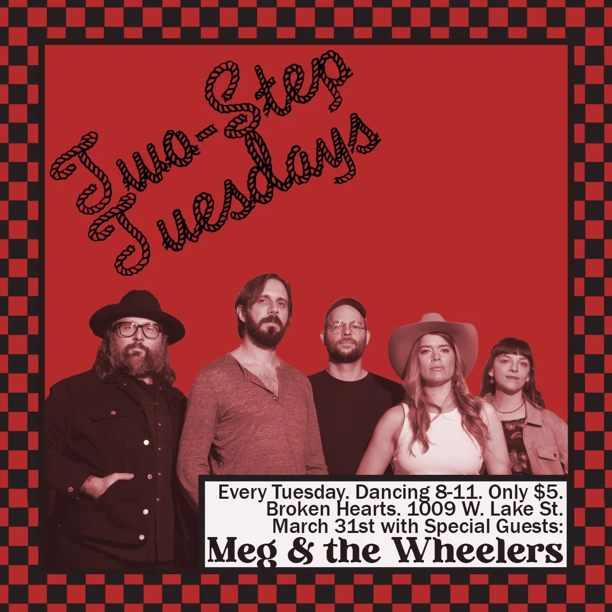 Two Step Tuesdays : 5th Tuesday with Meg &amp; The Wheelers