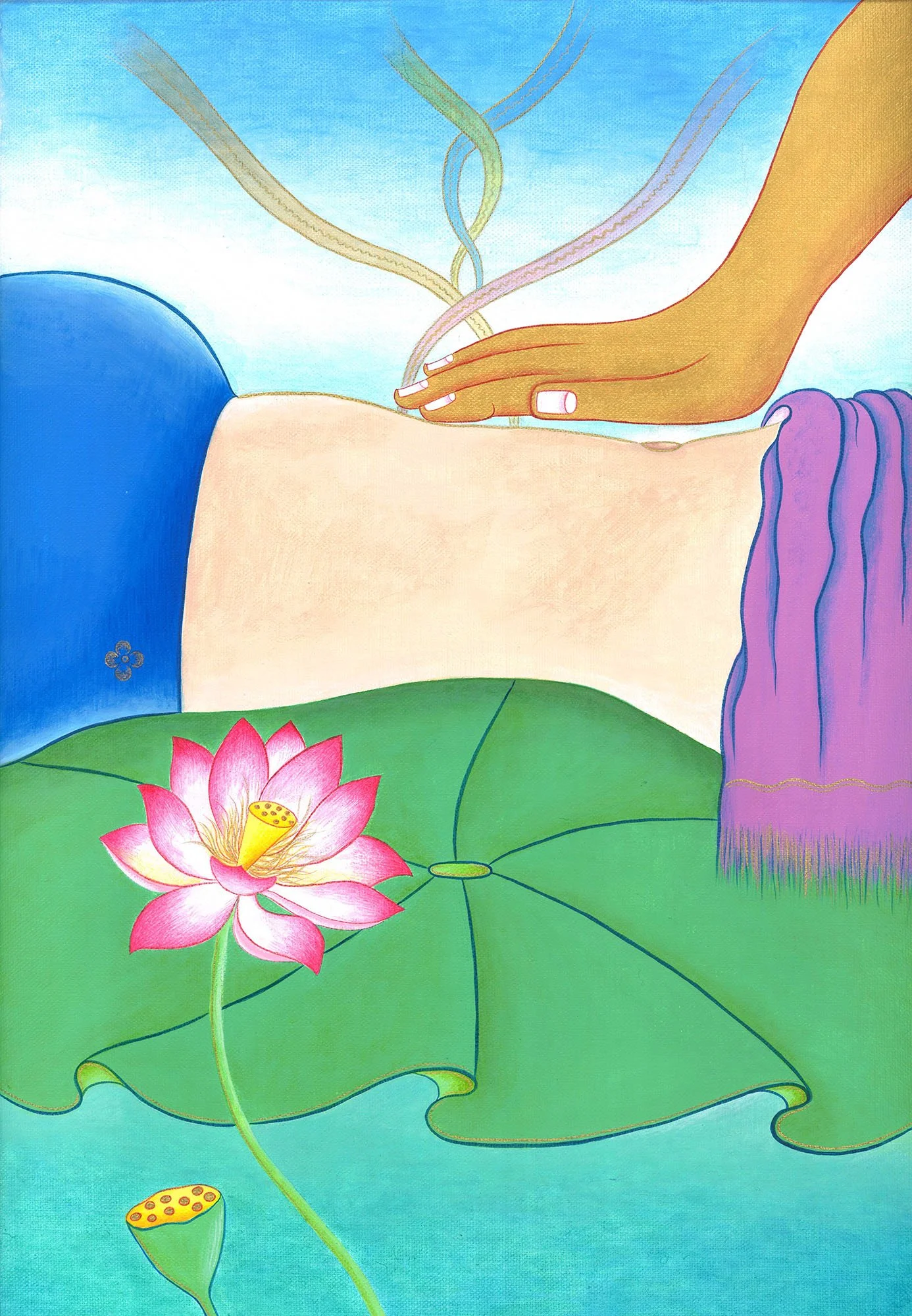 Chi Nei Tsang massage. Abdominal and womb healing.