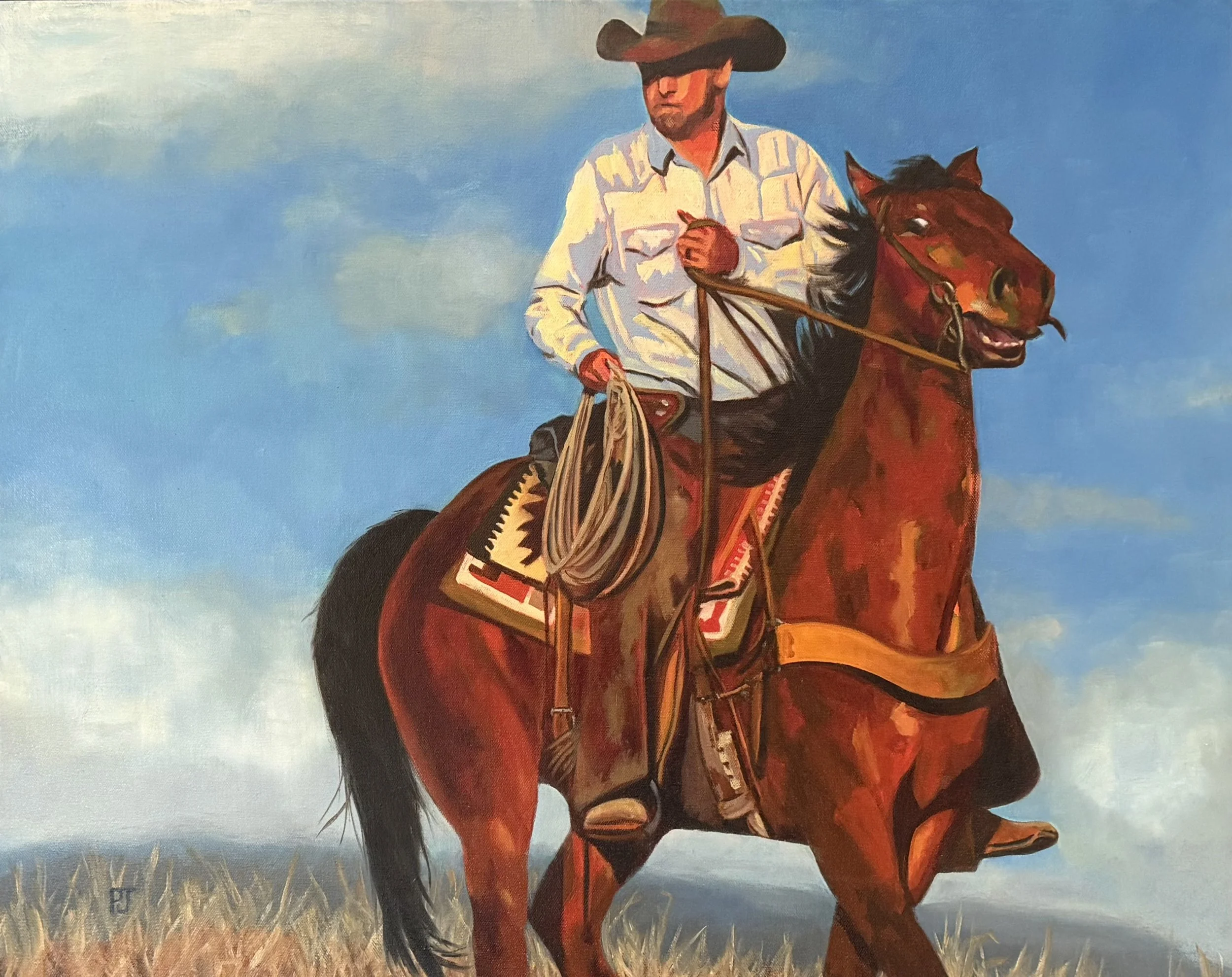 On Watch, 24x30, oil on linen canvas