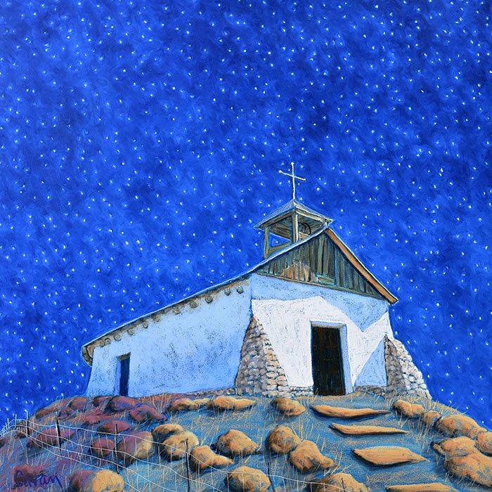 "Of Earth And Song" - Oil Pastel - 24x24"