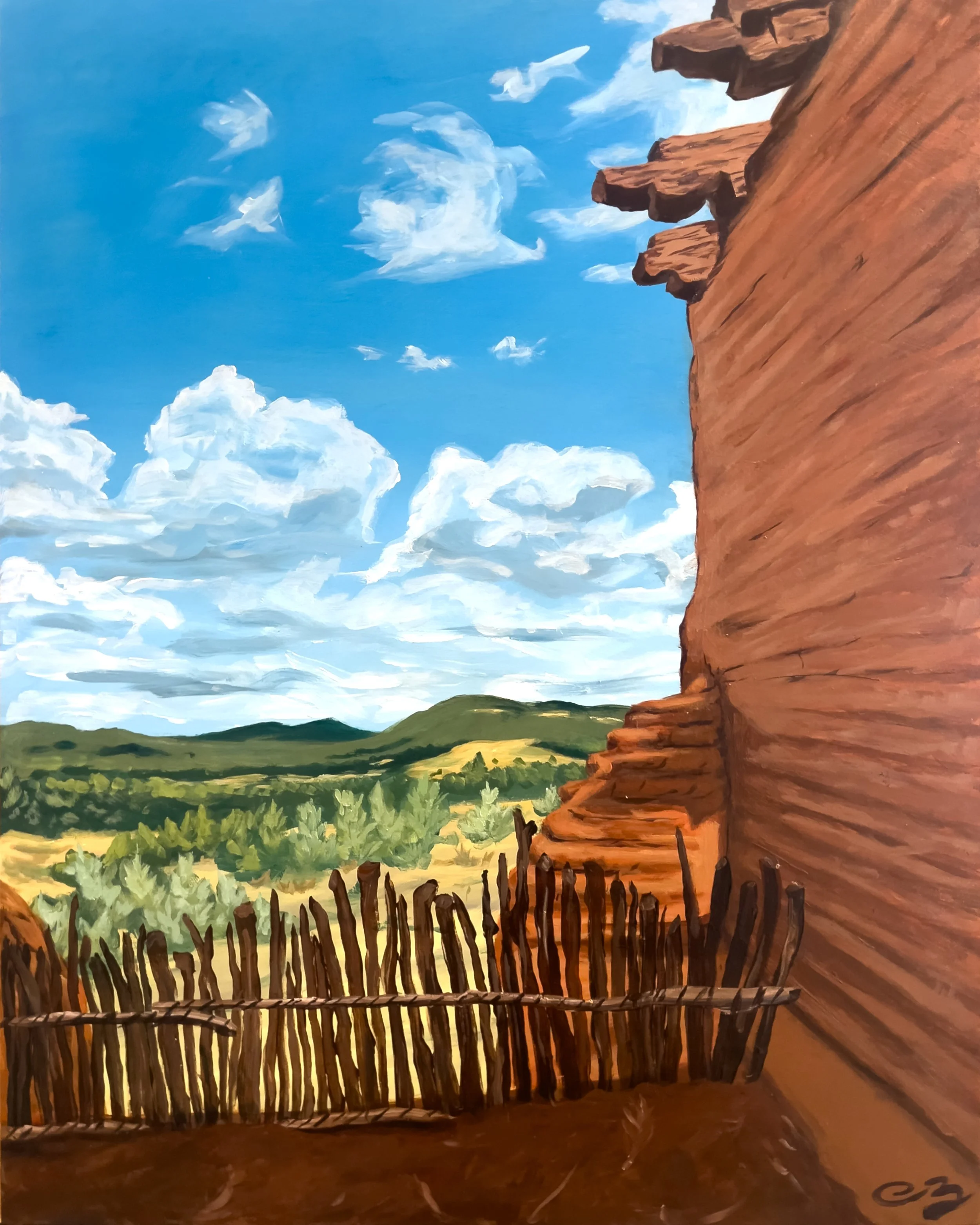 16"x20", acrylic, wood panel