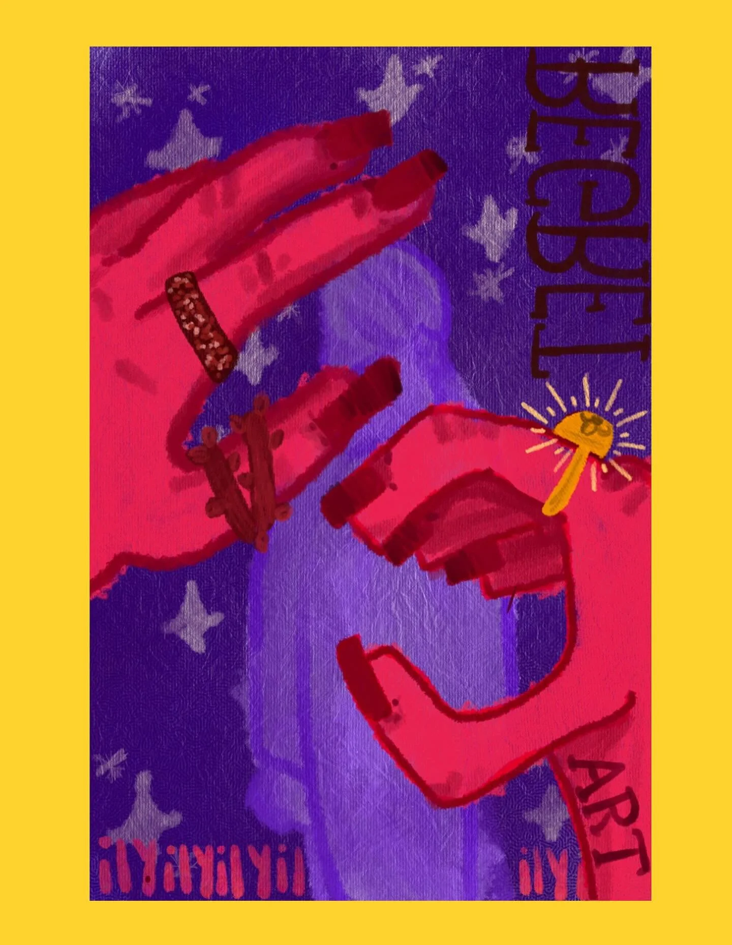 Digital art on Procreate π€ thinking about my regrets in life while at work and needed to make a little 30 min pieceπ