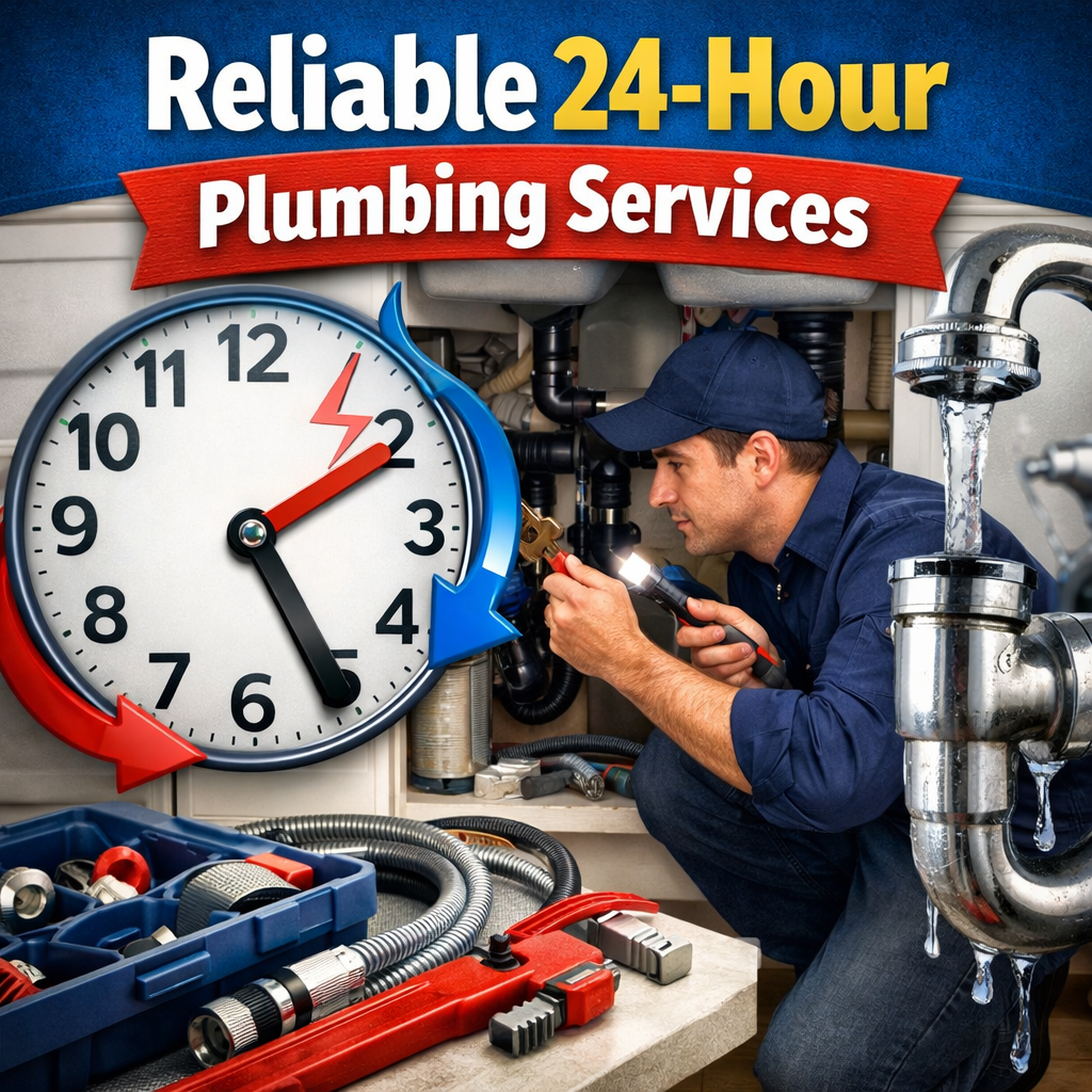 Reliable 24-Hour Plumbing Services Quick Emergency Help D&amp;D Home Services