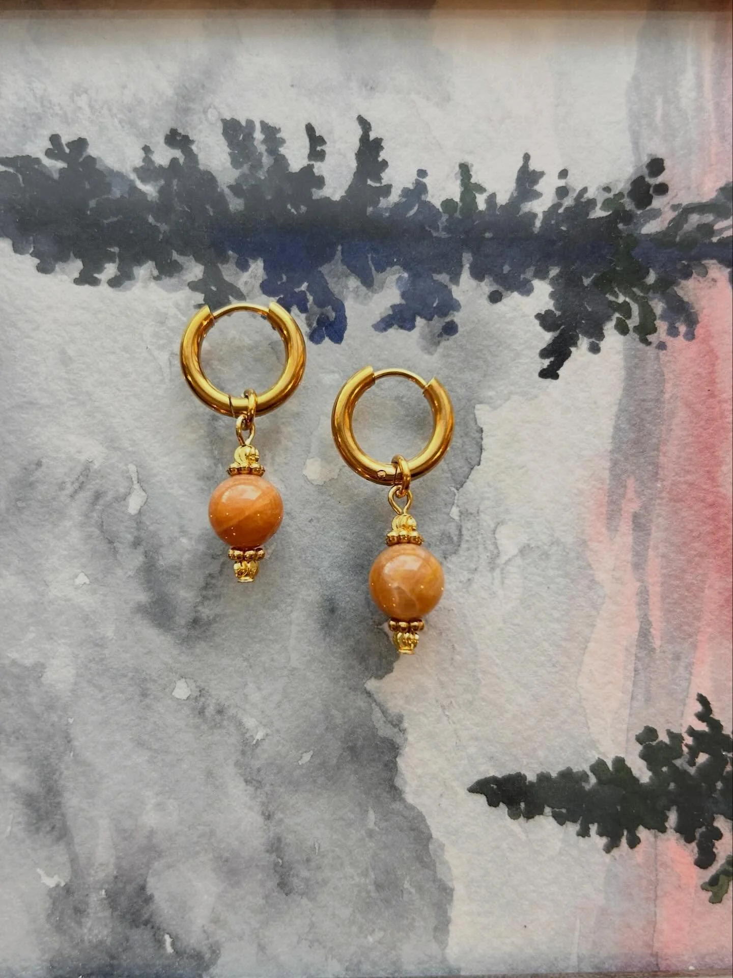 Pierre de soleil ✨ Chakra sacr&eacute; 
Disponible - lien direct dans ma bio