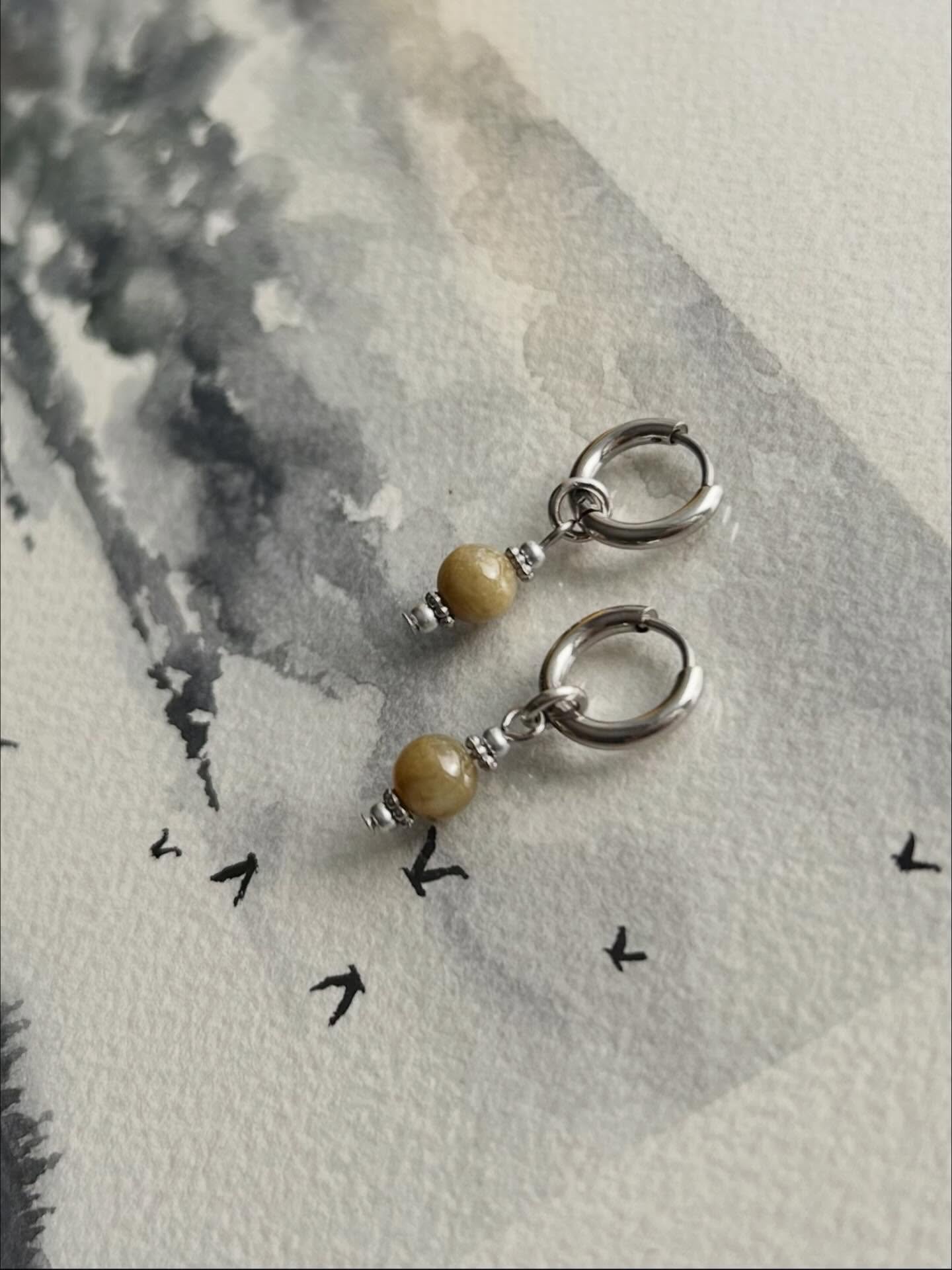 Mini chakra du c&oelig;ur 💚
Boucles d&rsquo;oreilles en acier inoxydable 🙌🏼
Disponible sur Mamkel.com ✨