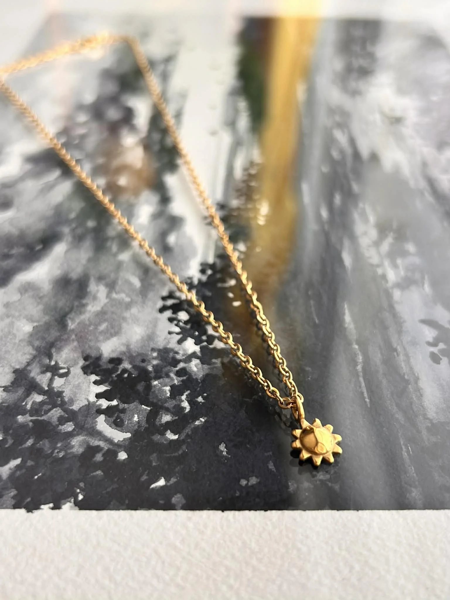 Collier pendentif ◦ Mini soleil