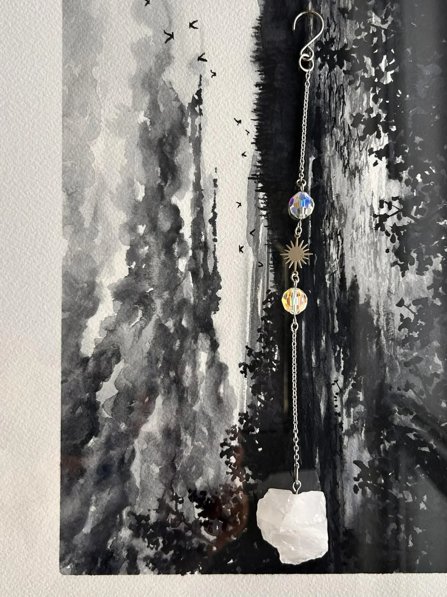 Suncatcher ☀ Quartz blanc