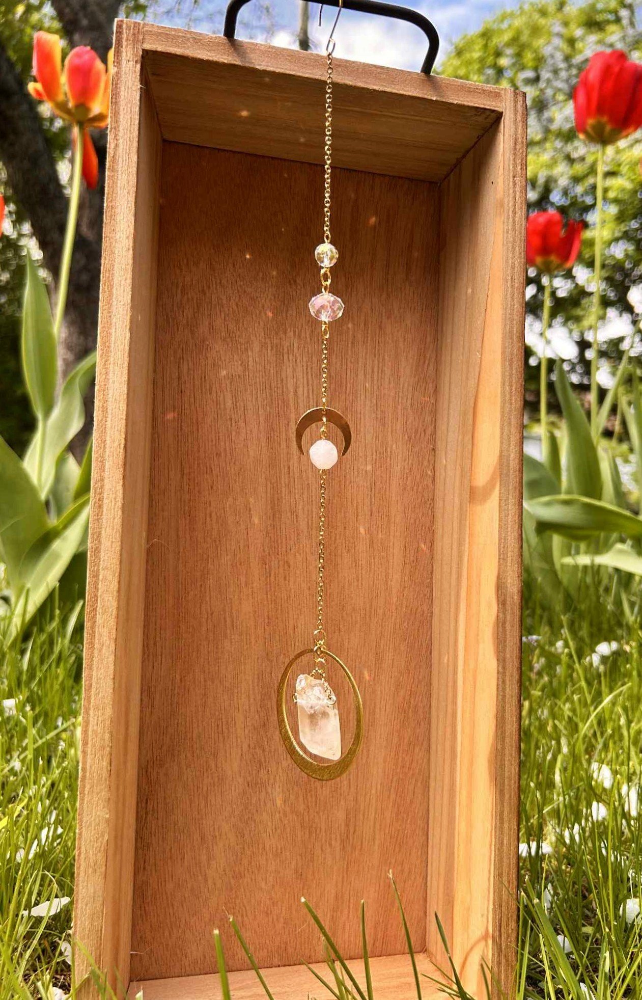 Suncatcher ☀ Quartz blanc