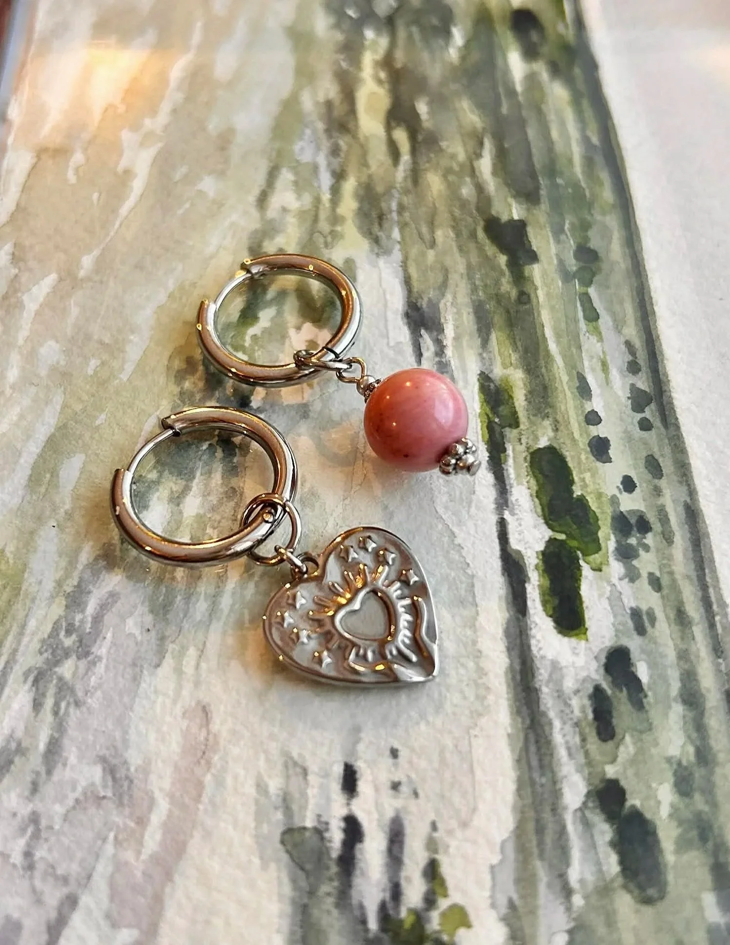 Boucles d'oreilles ◦ Créatives ◦ Coeur