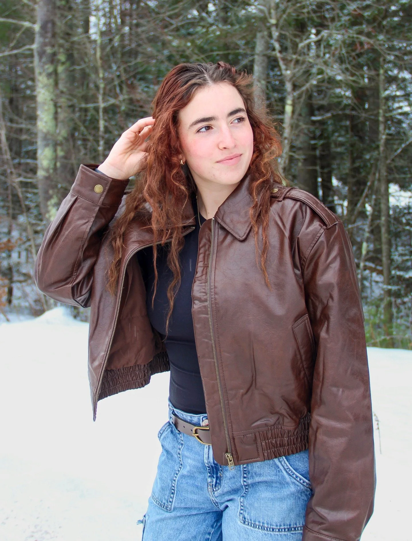 I had so much fun doing my first winter senior photoshoot! We picked a snowy day, found a pretty spot, and went to town! I absolutely loved everything about this shoot! My subject was so easy to work with and we had a lot of fun during our hour sessi