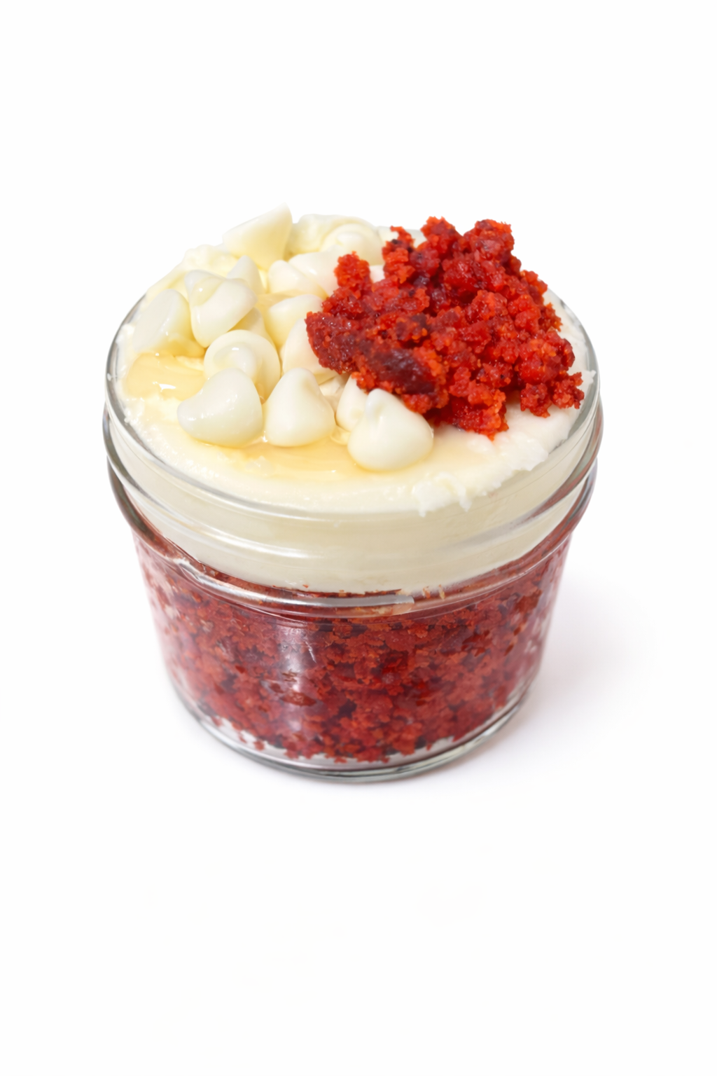 Gluten Free Red Velvet Cake Jar