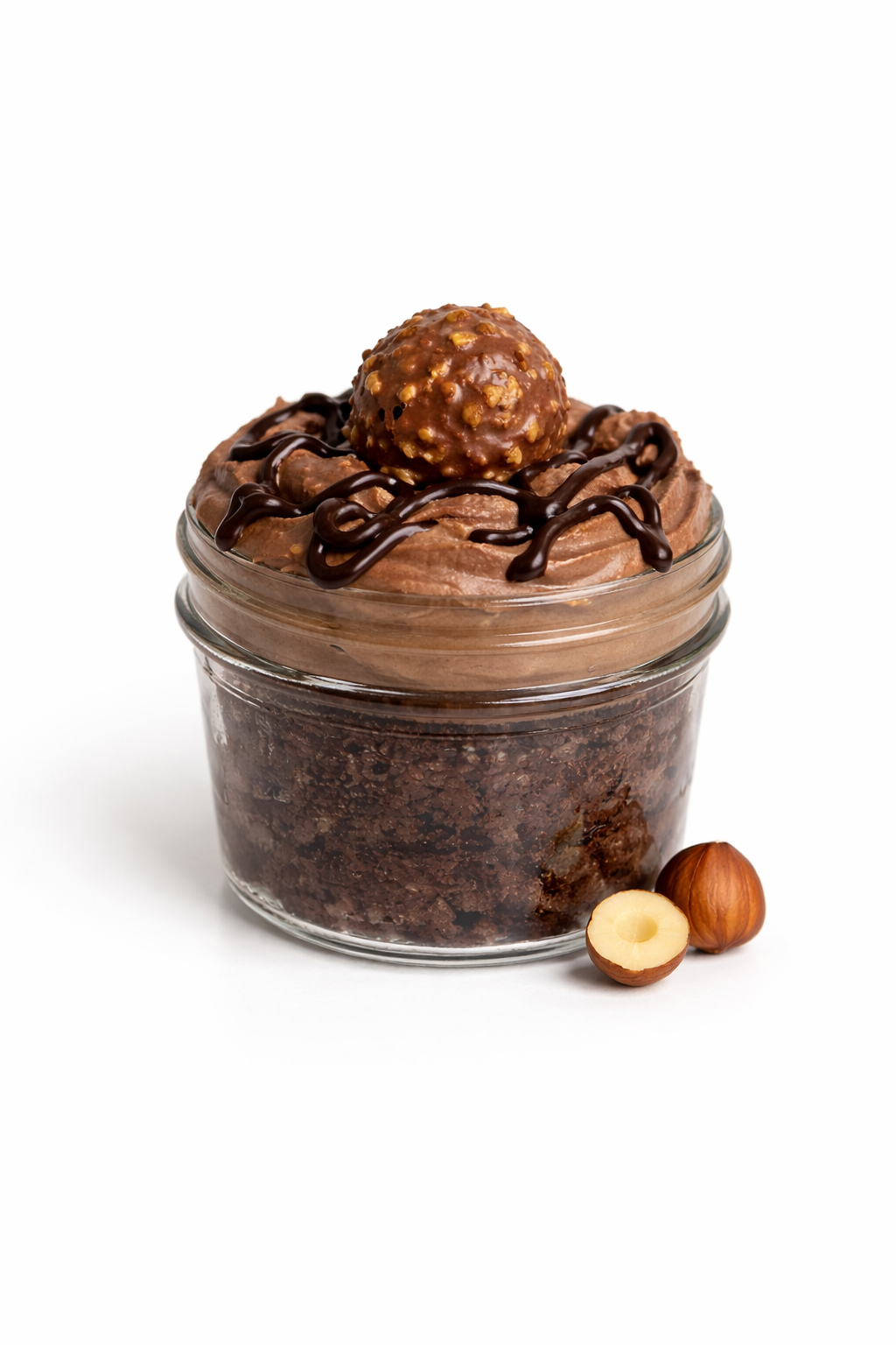 Chocolate Nutella Mini Cake Jar
