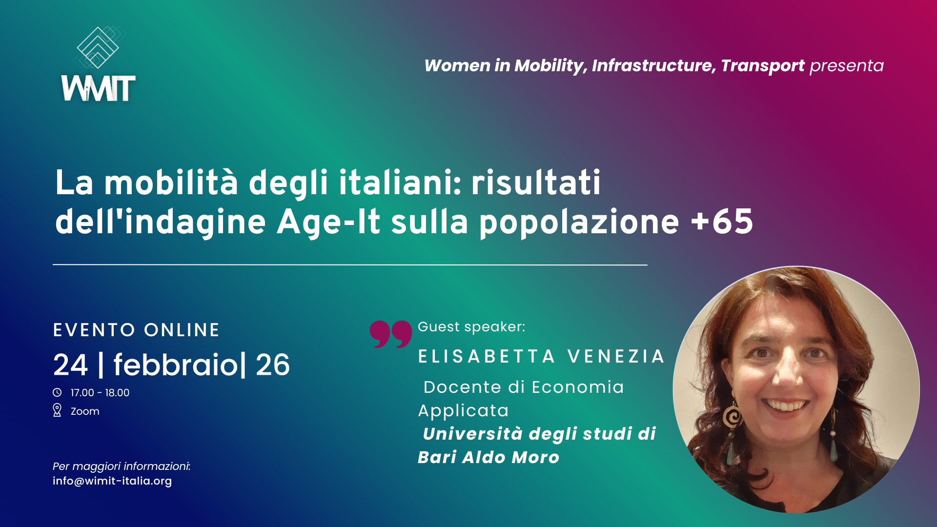 La mobilità degli italiani: risultati dell'indagine Age-It sulla popolazione +65