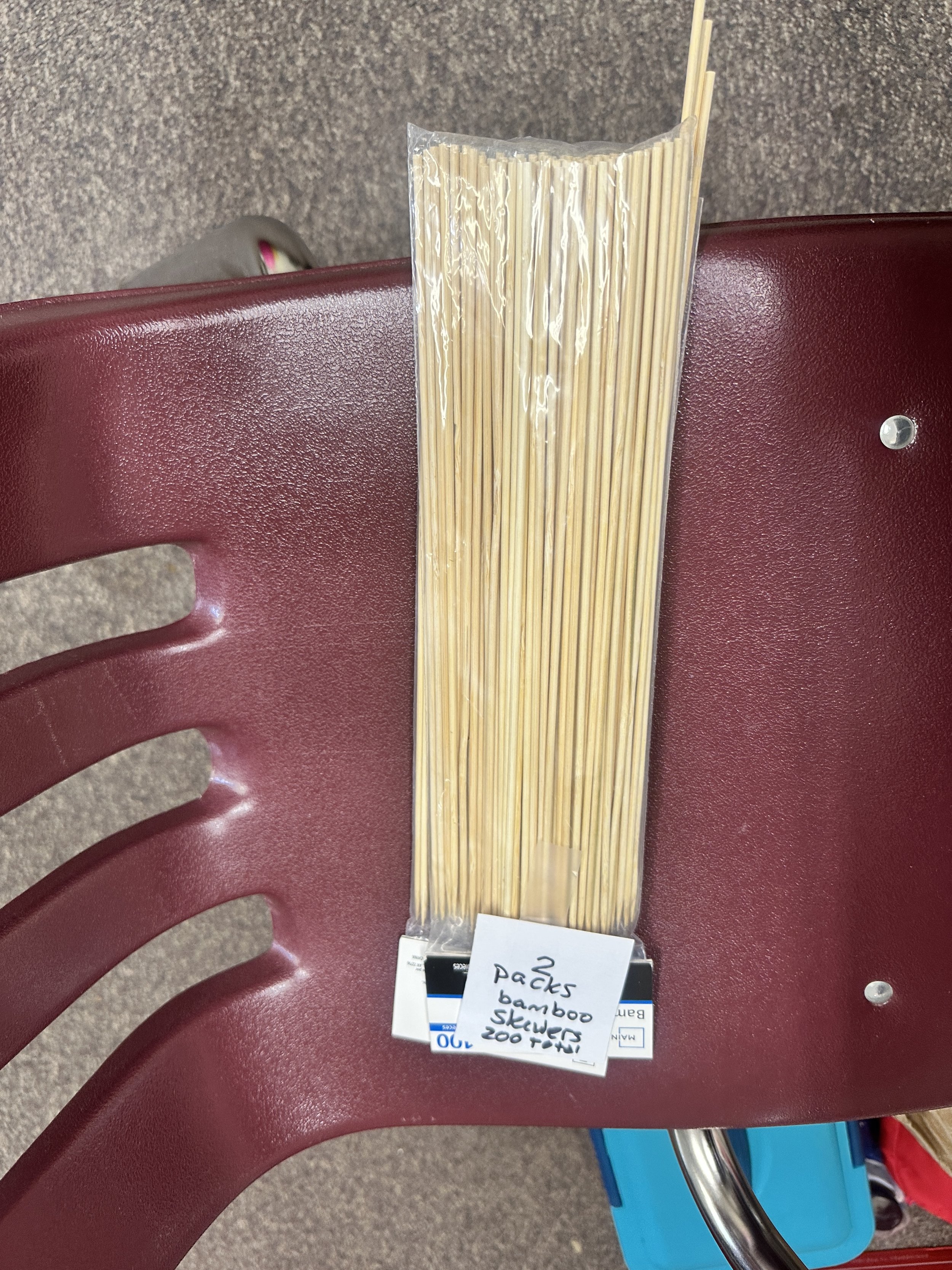 Bamboo skewers pack