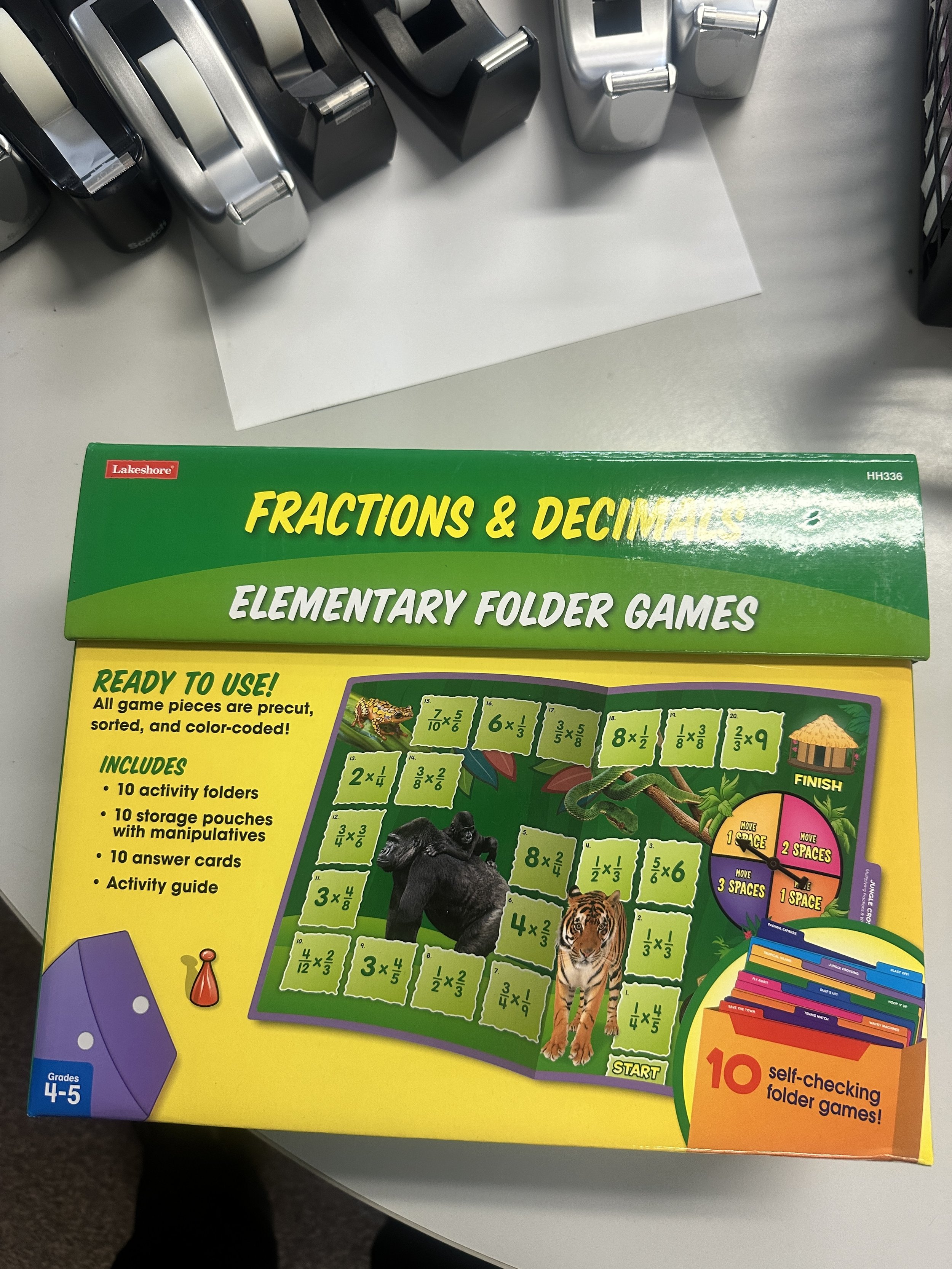 Folder Games Fractions & Decimals